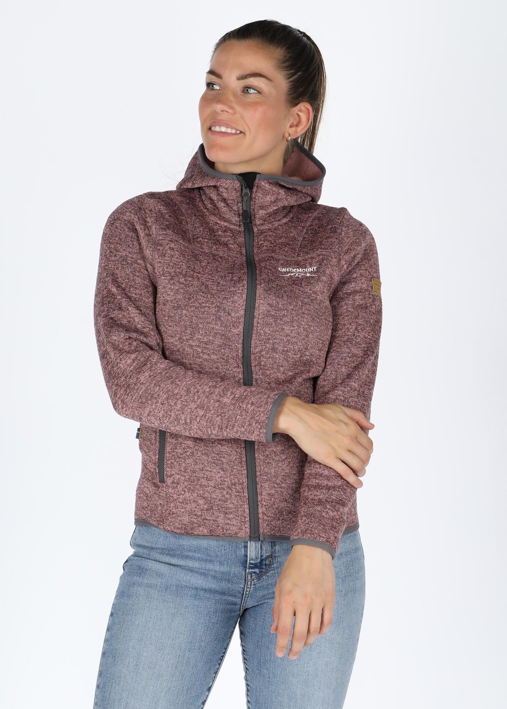 Reykjavik Fleece Hood Jacket 2.0 W, Dusty Rose Melange, 38, Fleecetröjor | Dam - Kläder - Tröjor - Fleecetröjor | Padelspecialisterna