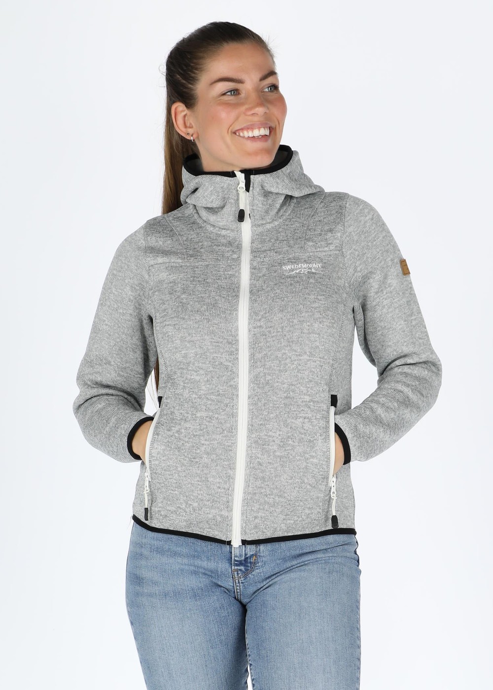 Reykjavik Fleece Hood Jacket 2.0 W, Grey Melange, 44, Fleecetröjor | Dam - Kläder - Tröjor - Fleecetröjor | Padelspecialisterna