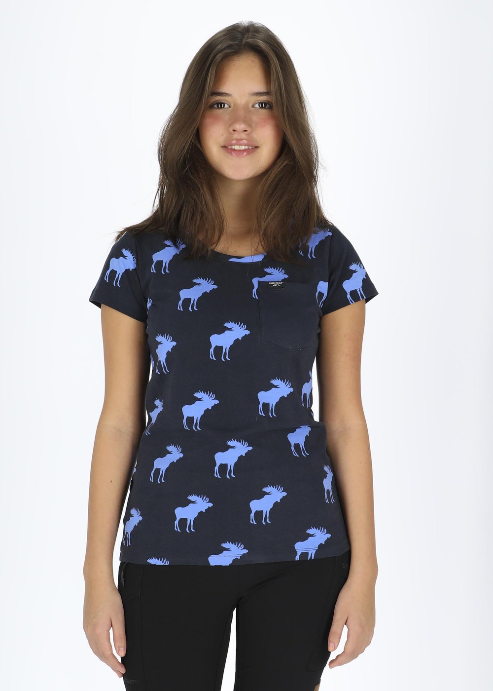 Elk Tee W, Navy/Blue, 44, T-Shirts | Dam - Aktivitet - Outdoorkläder - T-shirts | Padelspecialisterna