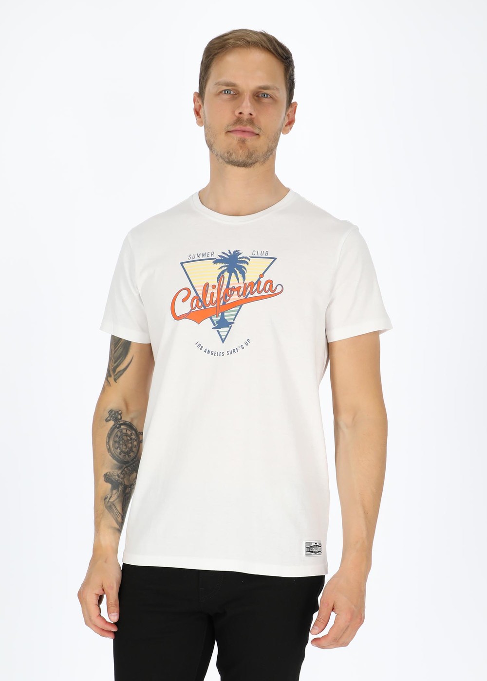 California Tee, White, L, T-Shirts | Herr - Kläder - T-shirts | Padelspecialisterna