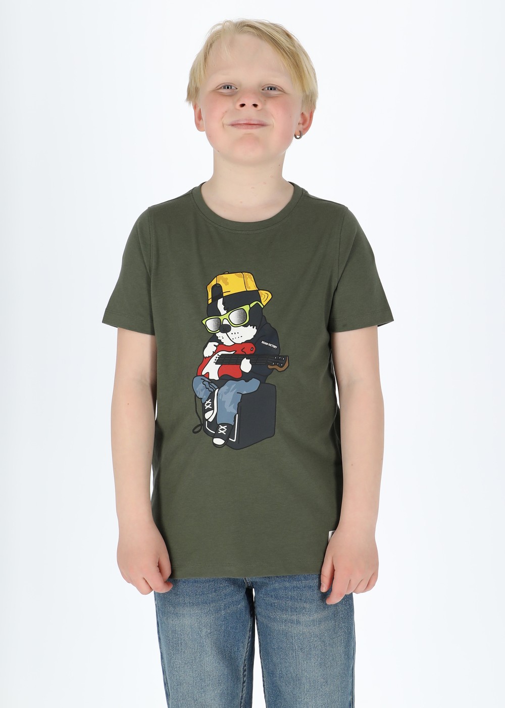 San Diego Tee B Jr, Olive, 160, T-Shirts | Junior - Kläder - T-shirts | Padelspecialisterna