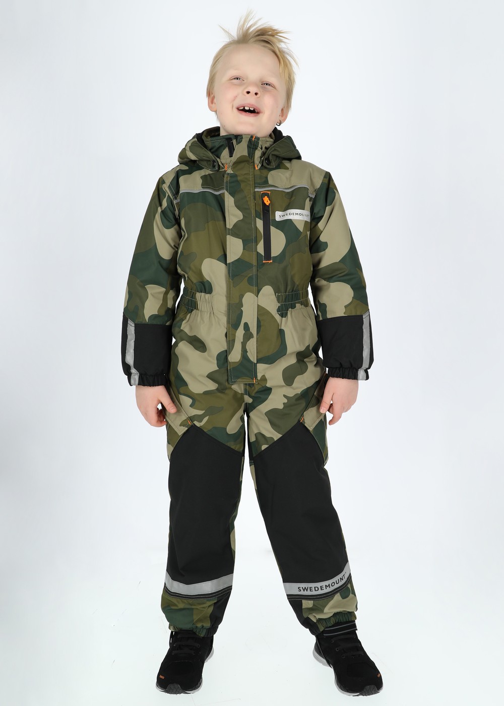 Narvik Overall 2.0 Jr, Olive Camouflage, 110, Vinteroveraller | Junior - Kläder - Overaller - Vinteroveraller | Padelspecialisterna