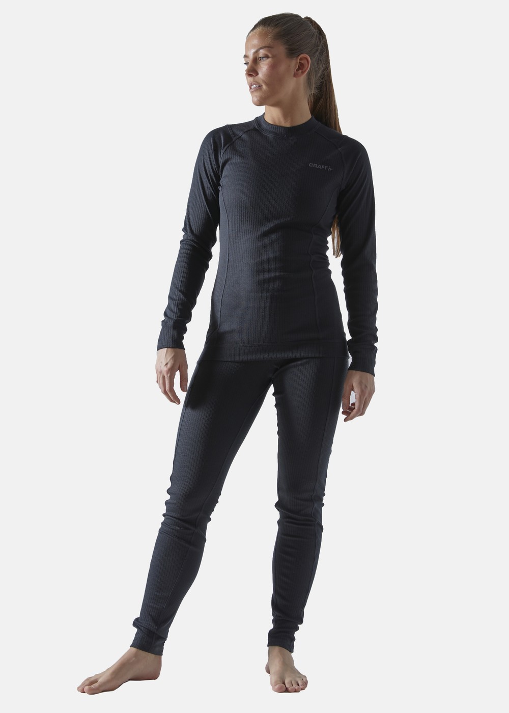 Core Dry Baselayer Set W, Black, Xl, Funktionsunderställ | Dam - Kläder - Underställ - Funktionsunderställ | Padelspecialisterna