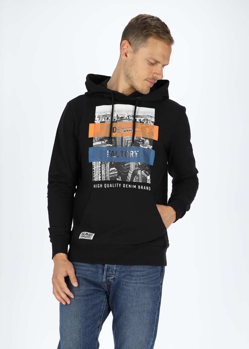 City Hood, Black, L, Hoodies | Herr - Kläder - Tröjor - Hoodies | Padelspecialisterna
