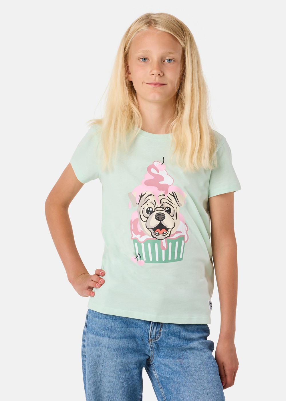 San Diego Tee G Jr, Mint Cupcake, 160, T-Shirts | Junior - Kläder - T-shirts | Padelspecialisterna
