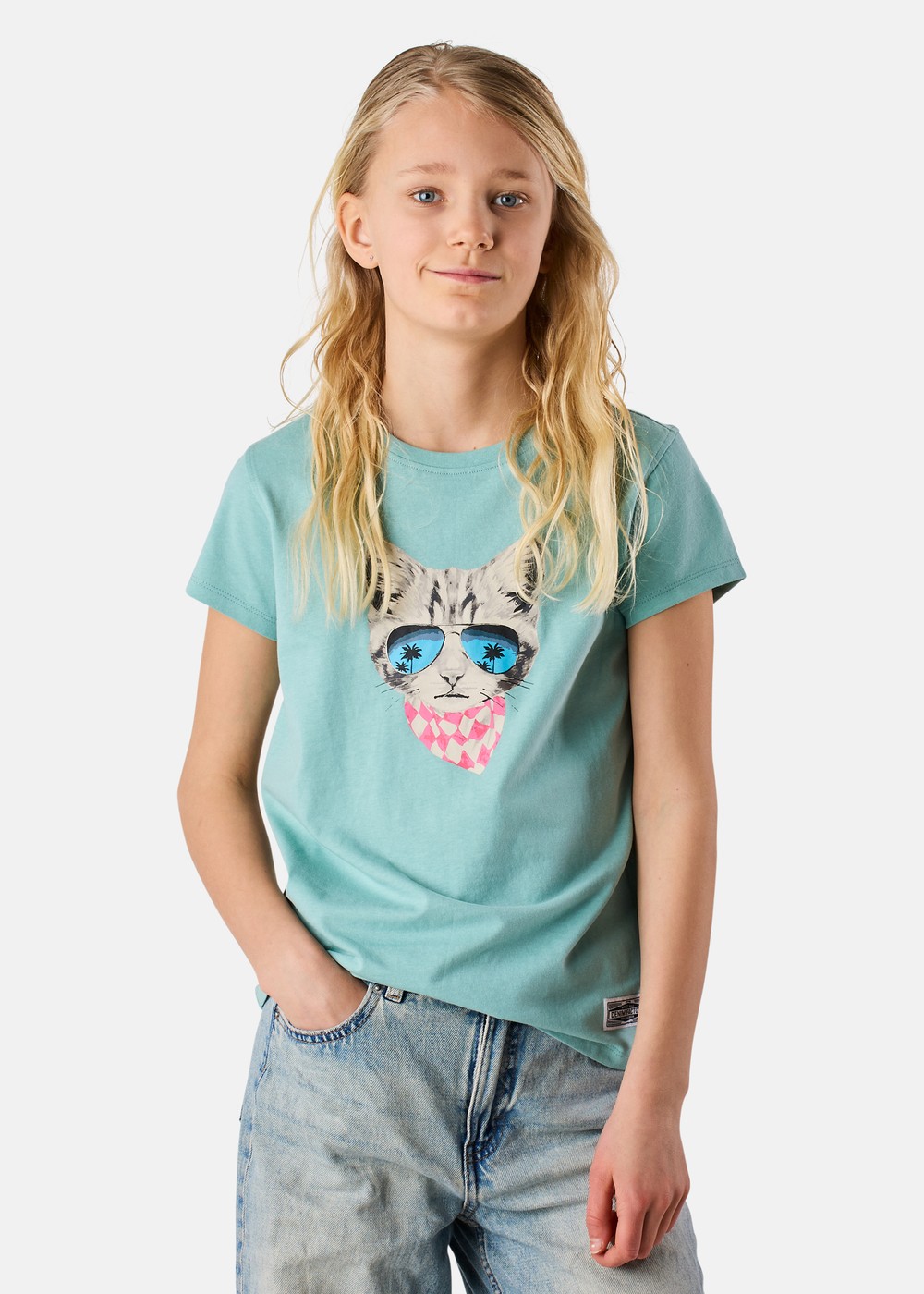 San Diego Tee G Jr, Sage Green, 160, T-Shirts | Junior - Kläder - T-shirts | Padelspecialisterna