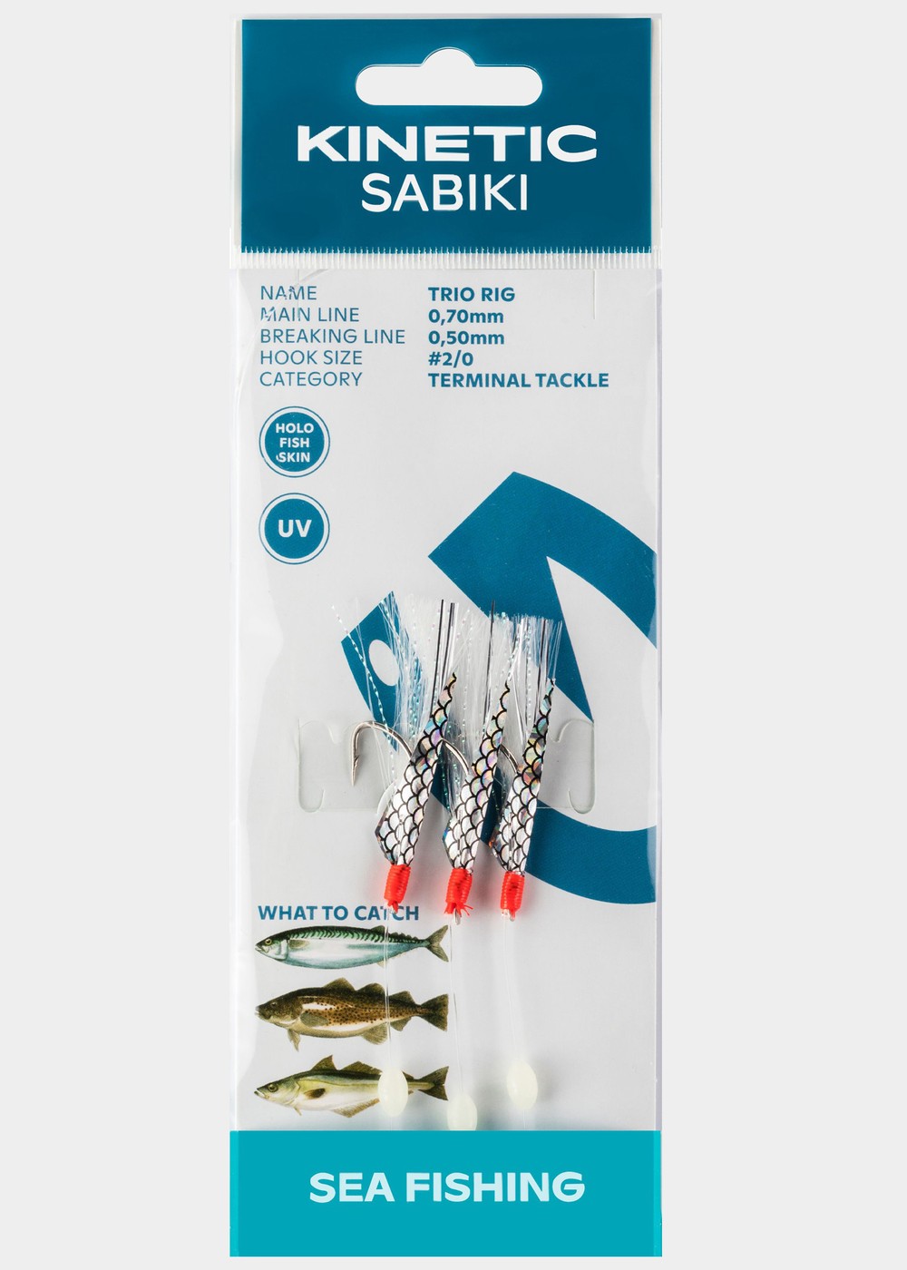 Kinetic Sabiki Disco, Pink/White Flash, 1/0, Krokar | Sport & aktivitet - Fiske - Krokar och tillbehör - Krokar | Padelspecialisterna