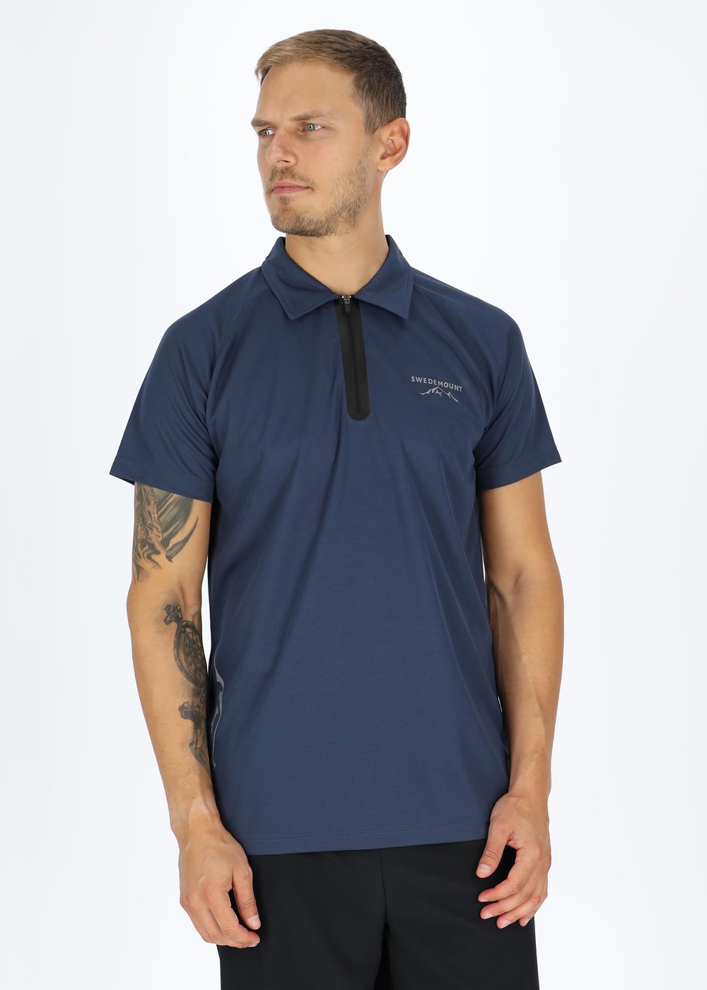 Fjällbacka Piké 2.0, Indigo, L, Piketröjor | Herr - Kläder - Piketröjor | Padelspecialisterna