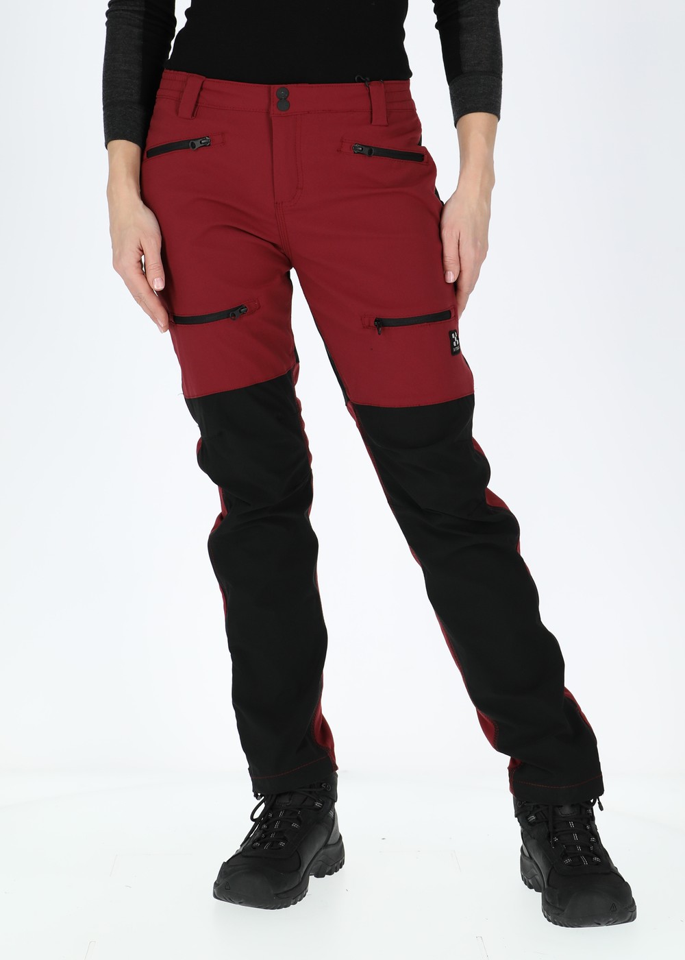 Colorado Stretch Pants W, Dk.Burgundy/Black, 36, Vandringsbyxor | Sport & aktivitet - Friluftsliv - Vandringskläder - Vandringsbyxor | Padelspecialisterna