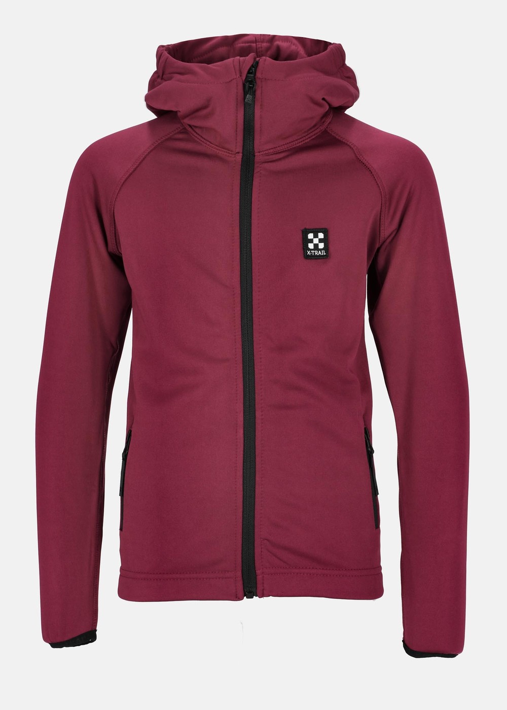 Colorado Stretch Hood Jr, Dk. Burgundy/Dk. Burgundy, 160, Fleecetröjor | Junior - Kläder - Tröjor - Fleecetröjor | Padelspecialisterna