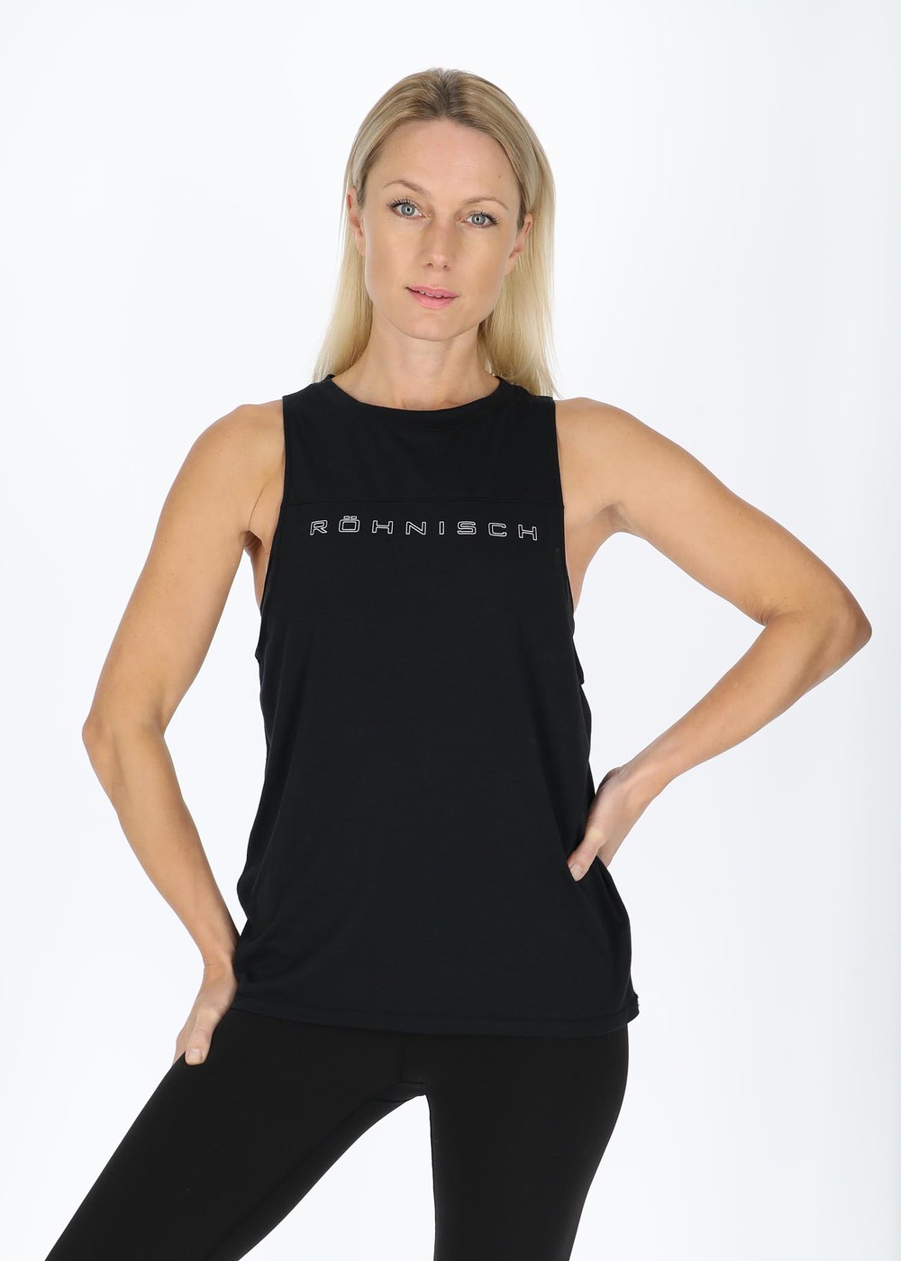 Saima Loose Singlet, Black, Xs, Löpar-Linnen | Dam - Aktivitet - Löparkläder - Löpar-linnen | Padelspecialisterna