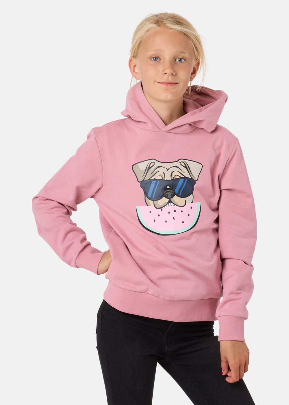 San Diego Hood G Jr, Dusty Rose Watermelon, 160, Hoodies | Junior - Kläder - Tröjor - Hoodies | Padelspecialisterna