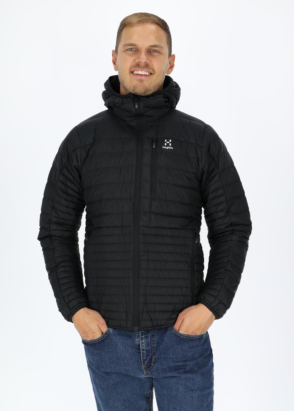 Micro Nordic Down Hood Men, True Black, S, Vinterjackor | Herr - Kläder - Jackor - Vinterjackor | Padelspecialisterna