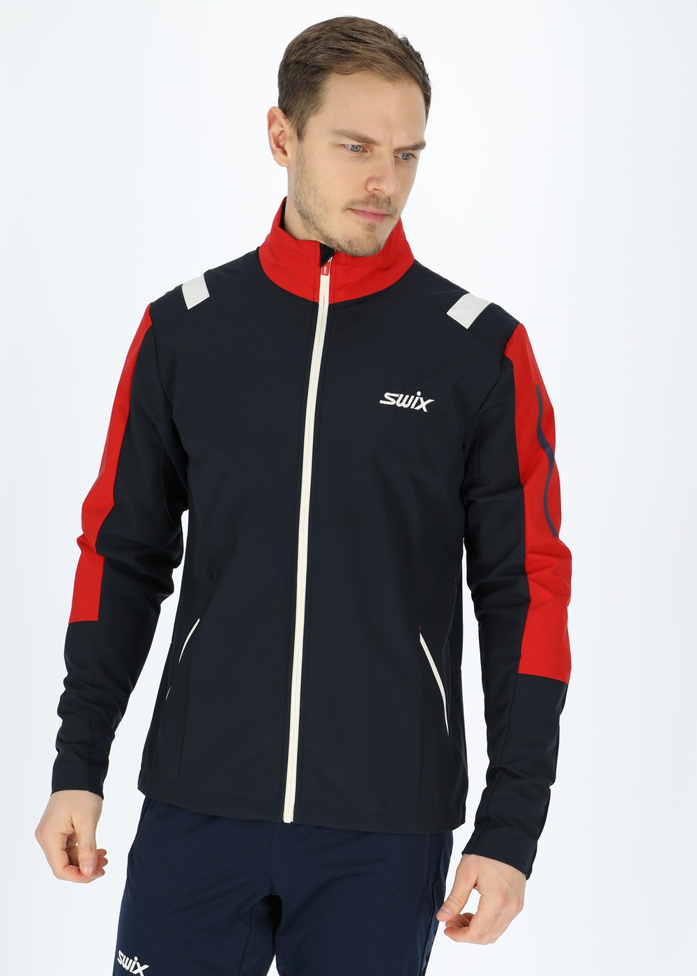 Infinity Jacket M, Dark Navy/ Swix Red, Xl, Längdskidkläder | Sport & aktivitet - Sporter - Längdskidåkning - Längdskidkläder | Padelspecialisterna