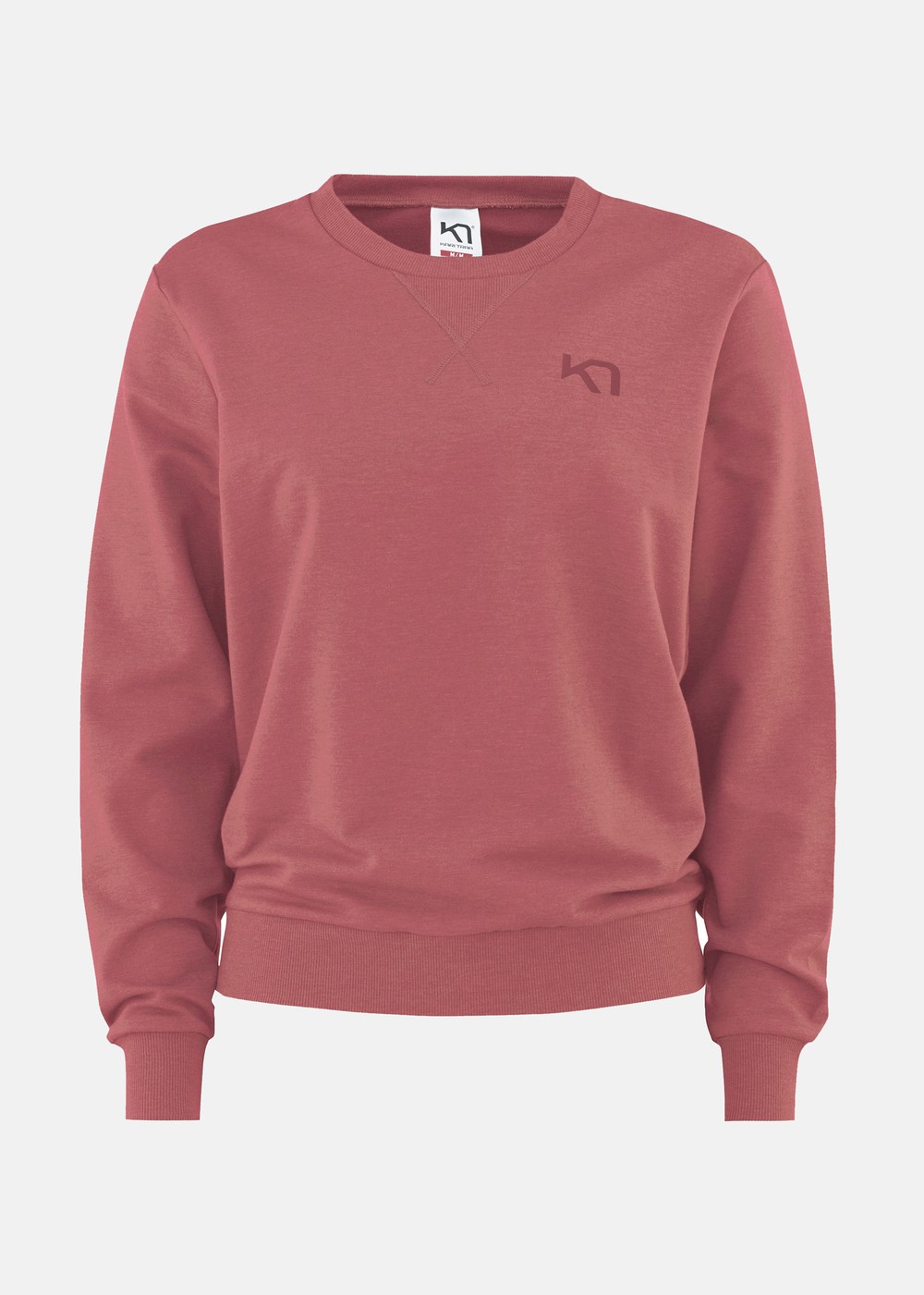 Kari Crew, Dark Dusty Orange Pink, Xs, Sweatshirts | Dam - Kläder - Tröjor - Sweatshirts | Padelspecialisterna
