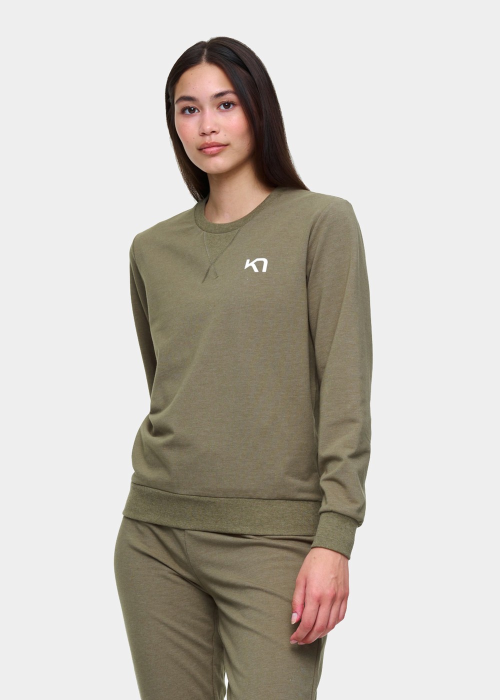 Kari Crew, Tweed, S, Sweatshirts | Dam - Kläder - Tröjor - Sweatshirts | Padelspecialisterna