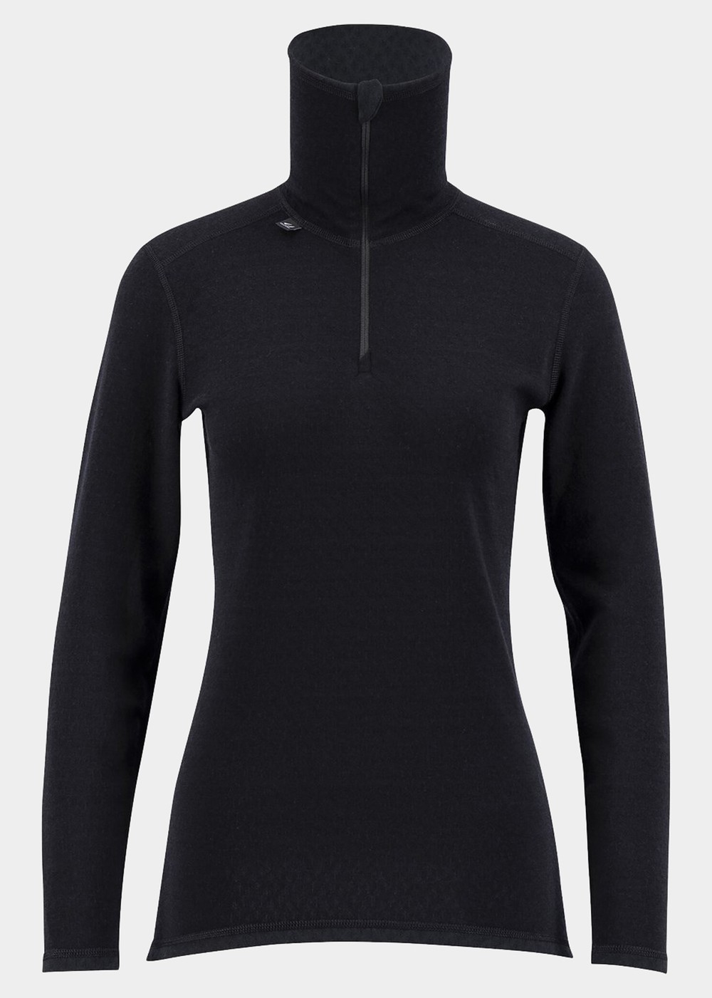 Comfort 200 Turtle Neck W/Zip, Black/Black, M, Ullunderställ | Sport & aktivitet - Friluftsliv - Vandringskläder - Underställ - Ullunderställ | Padelspecialisterna