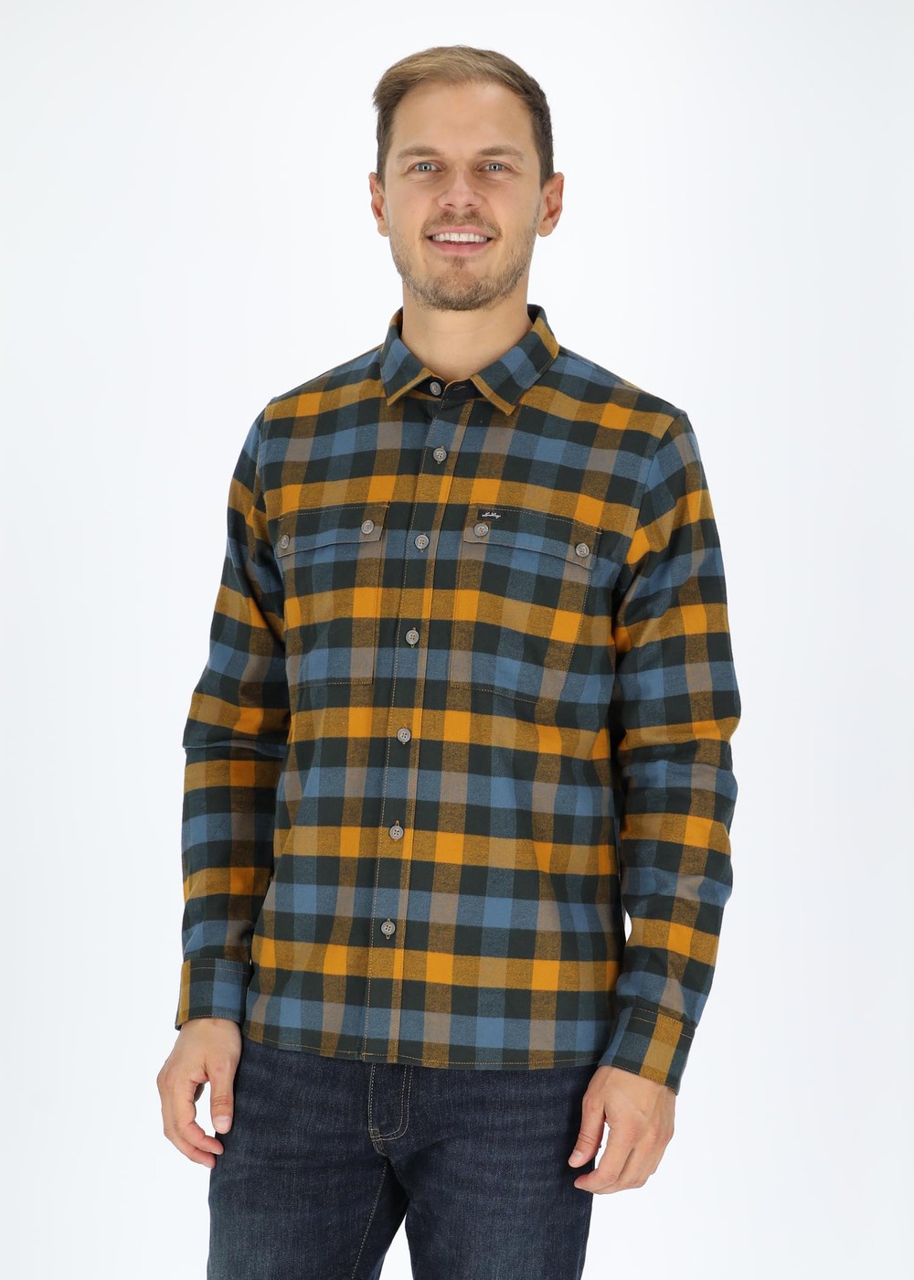 Rask Shirt, Gold, M, Långärmade Skjortor | Herr - Kläder - Skjortor - Långärmade skjortor | Padelspecialisterna