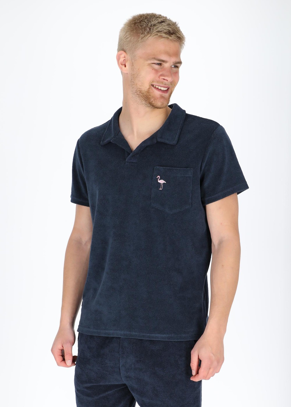 Ibiza Terry Pique, Navy, Xl, Piketröjor | Herr - Kläder - Piketröjor | Padelspecialisterna