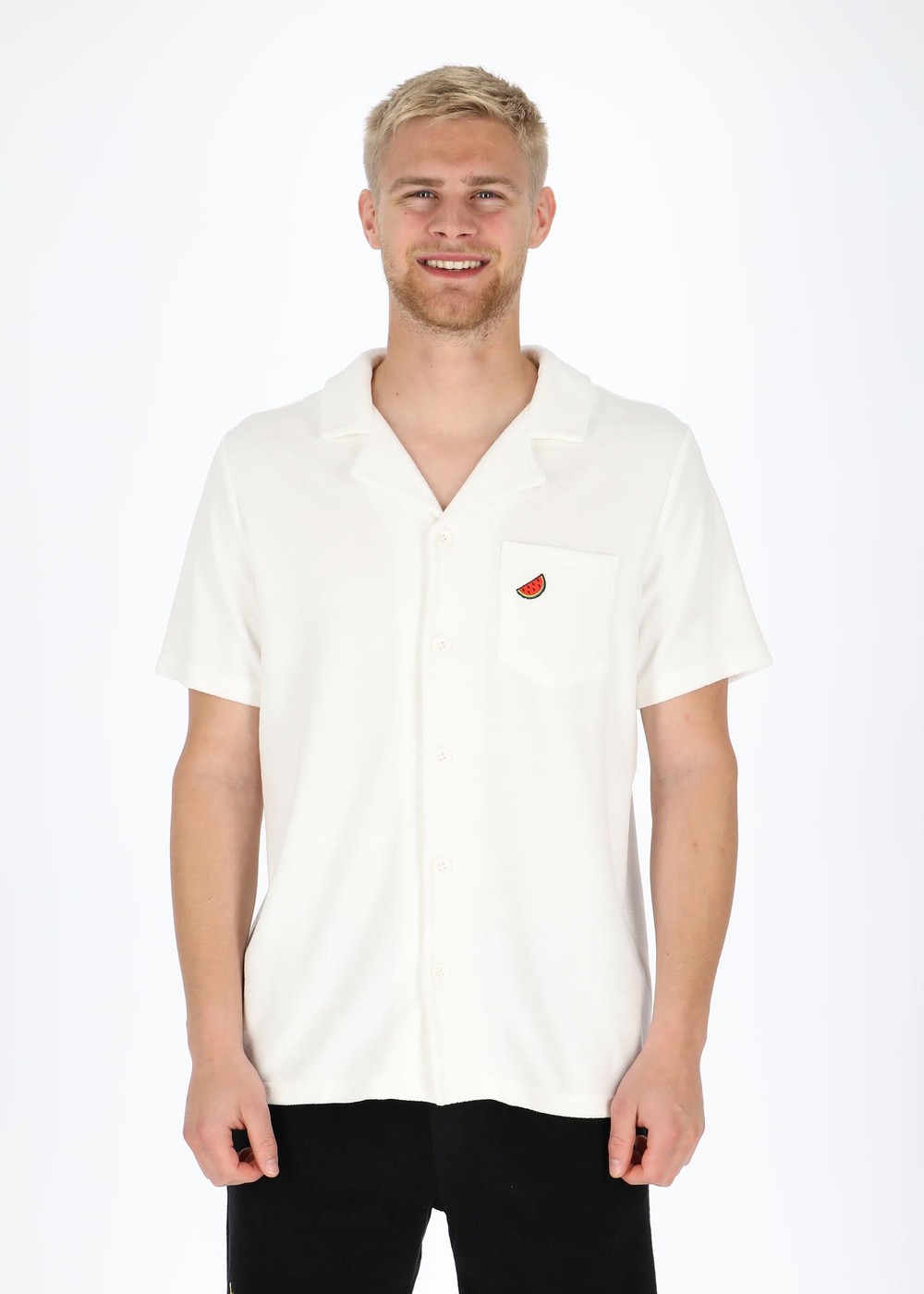 Ibiza Terry Shirt, Off White, L, Kortärmade Skjortor | Herr - Kläder - Skjortor - Kortärmade skjortor | Padelspecialisterna