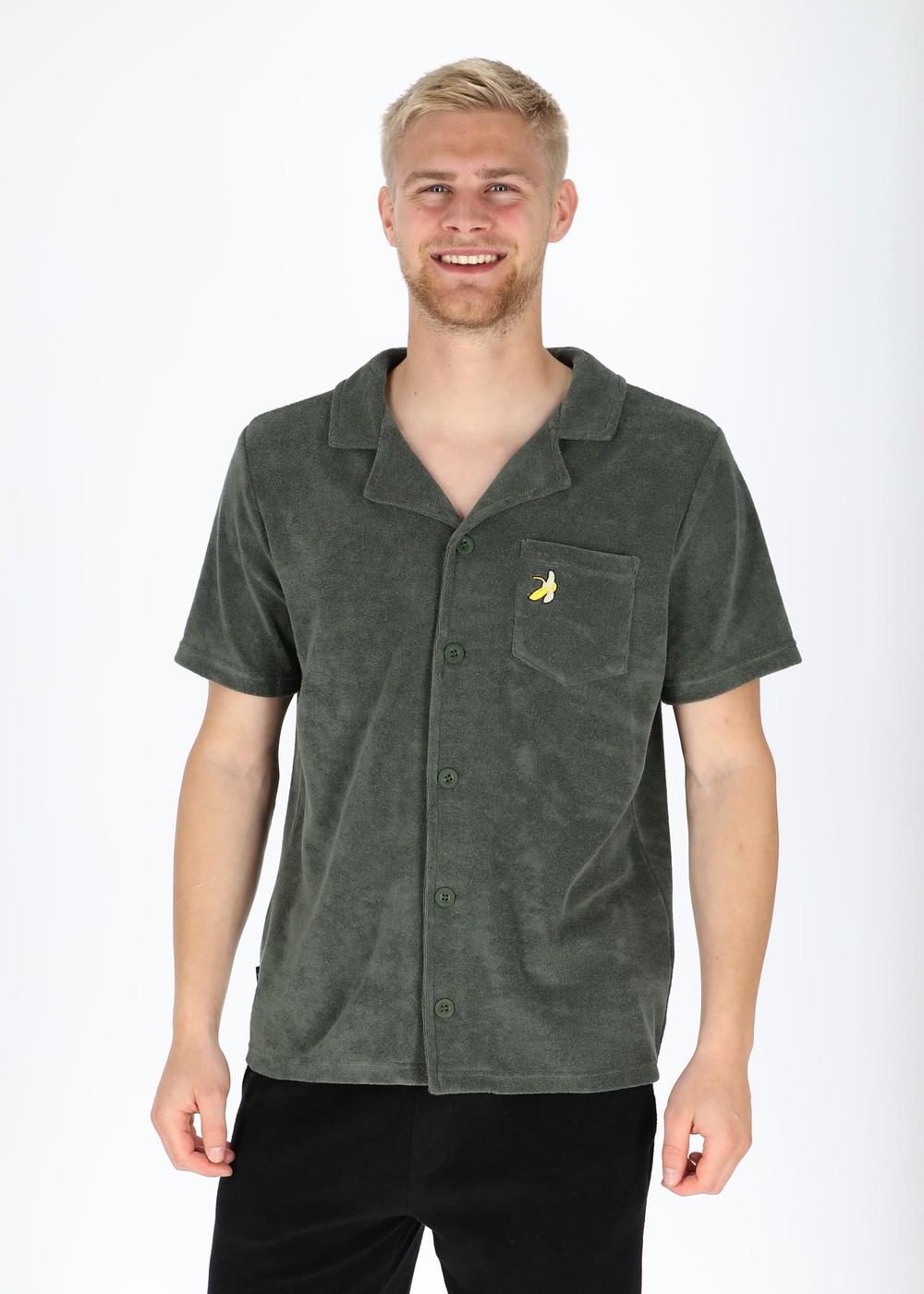 Ibiza Terry Shirt, Olive, 2xl, Kortärmade Skjortor | Herr - Kläder - Skjortor - Kortärmade skjortor | Padelspecialisterna