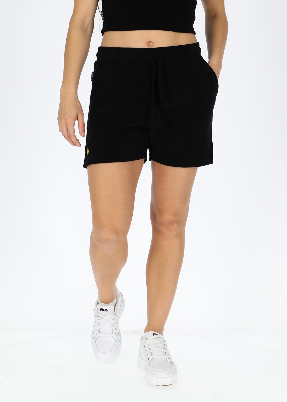 Ibiza Terry Shorts W, Black, 40, Sweatshorts | Mode - Shorts - Sweatshorts | Padelspecialisterna