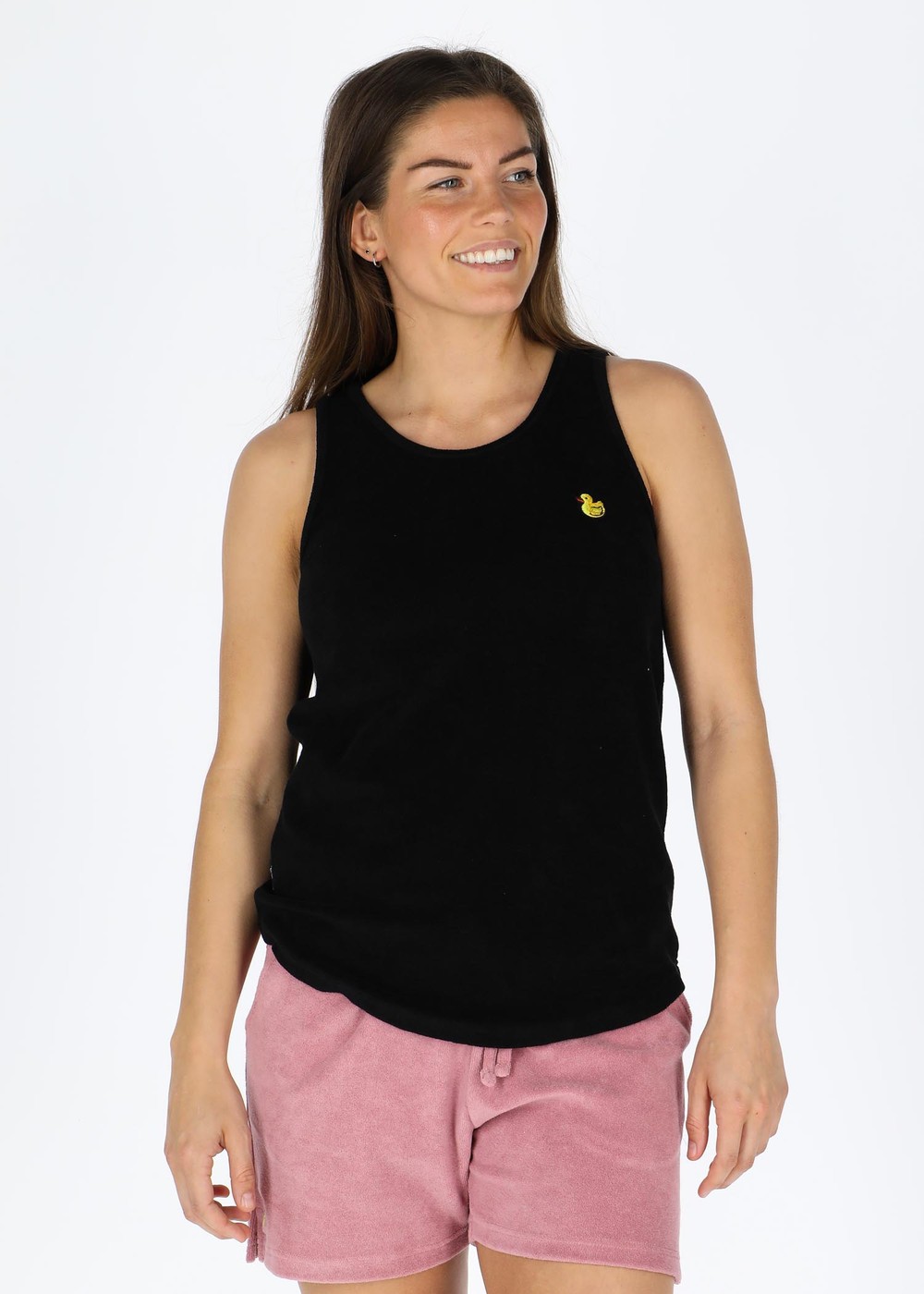 Ibiza Terry Singlet W, Black, 40, Toppar | Dam - Kläder - Toppar | Padelspecialisterna