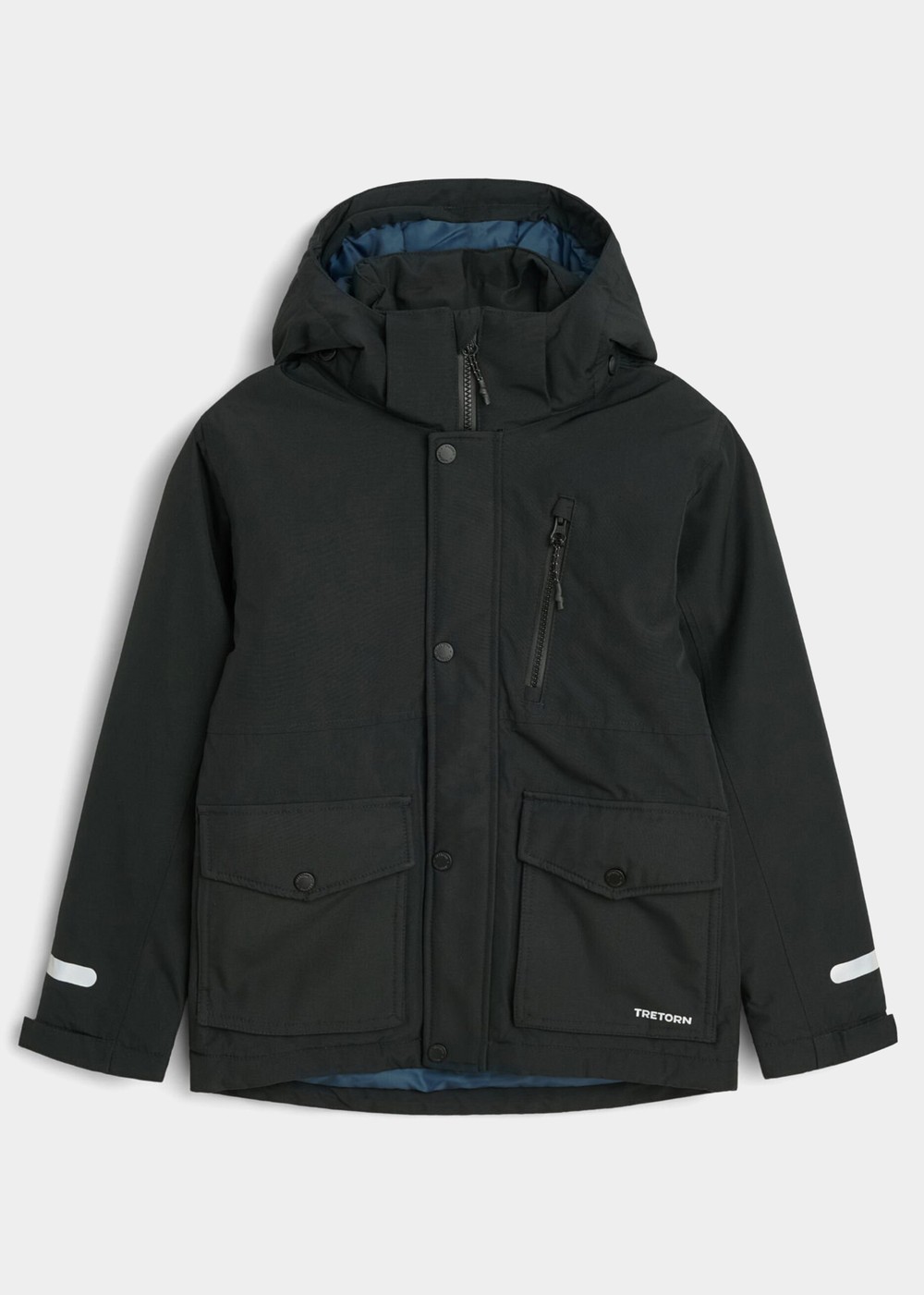 Aktiv Light Padded Jacket, 050 Jet Black, 98/104, Fodrade RegnklÀder | Junior - KlÀder - RegnklÀder - Fodrade regnklÀder | Padelspecialisterna