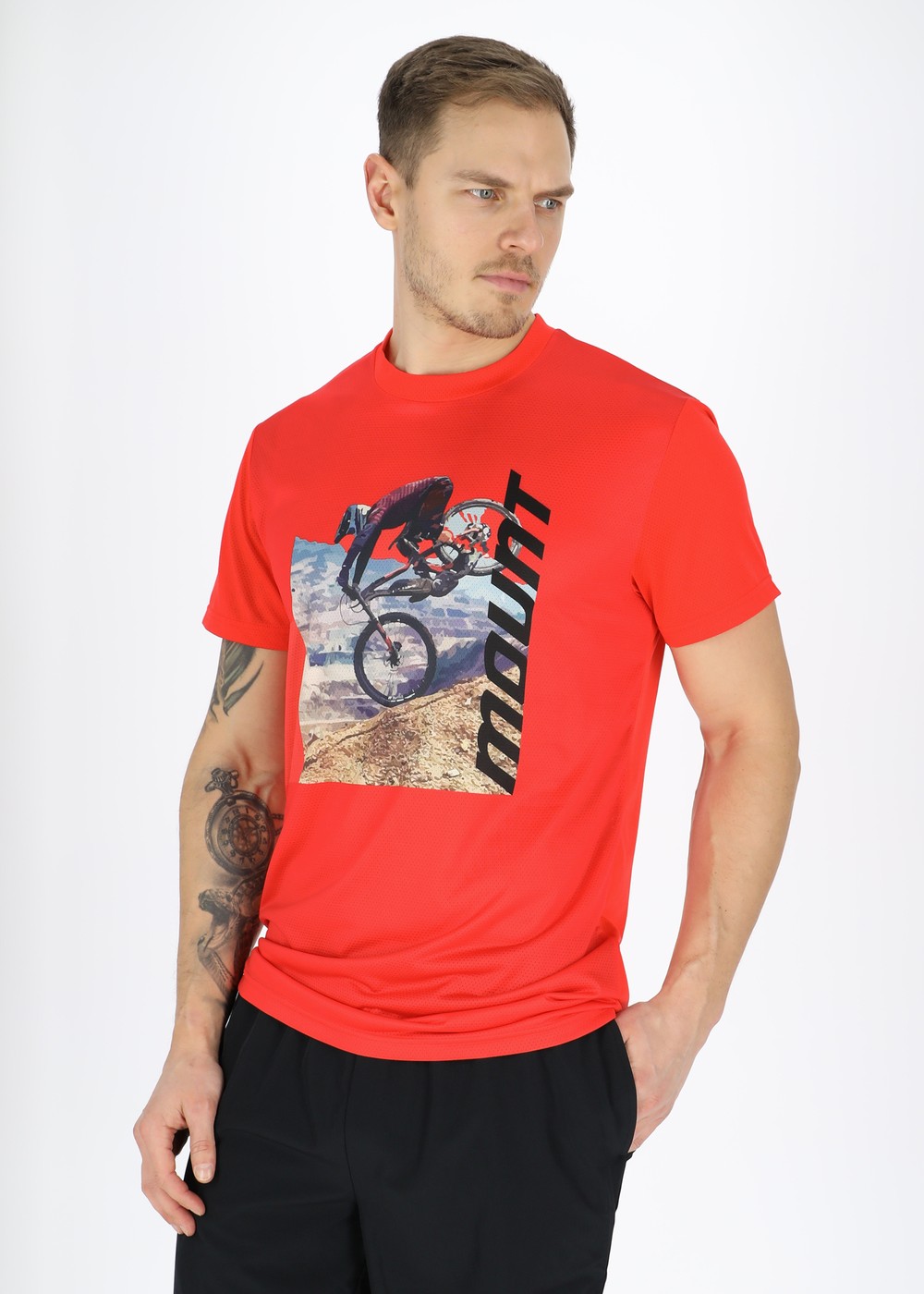 Mtb Logo Tee, Orange, 3xl, Cykeltröja Kort Ärm | Herr - Aktivitet - Cykelkläder - Cykeltröja kort ärm | Padelspecialisterna