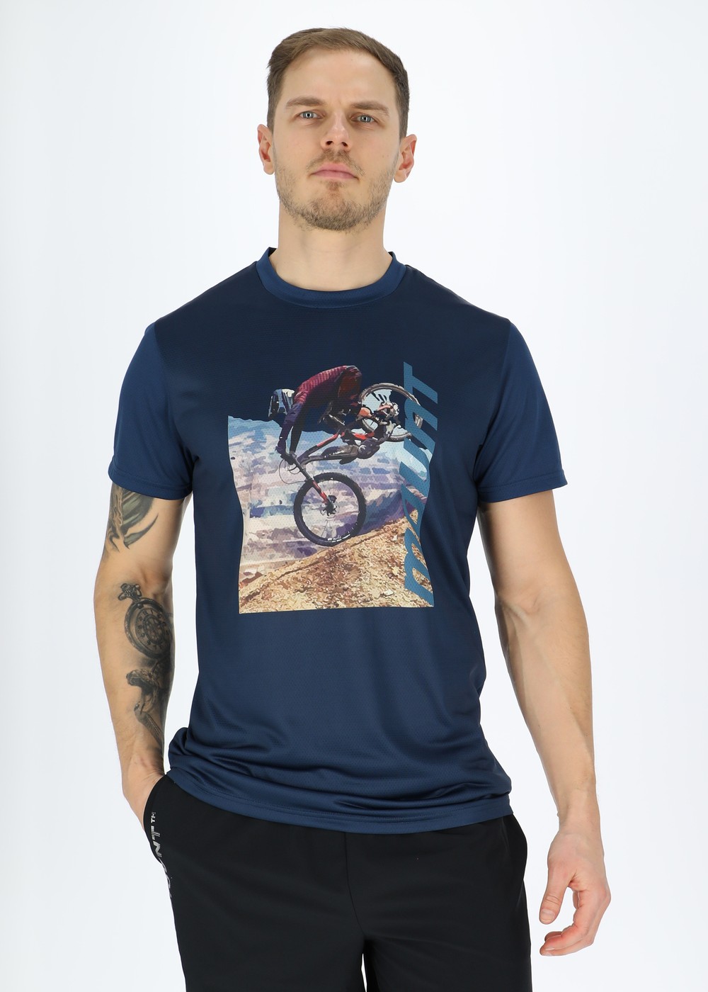 Mtb Logo Tee, Blue, 2xl, Cykeltröja Kort Ärm | Herr - Aktivitet - Cykelkläder - Cykeltröja kort ärm | Padelspecialisterna