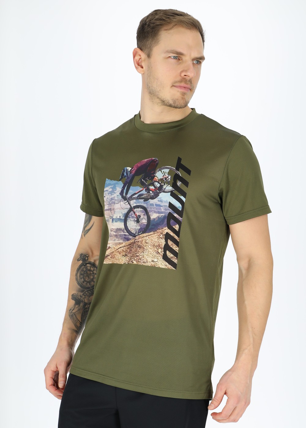 Mtb Logo Tee, Olive, 3xl, Cykeltröja Kort Ärm | Herr - Aktivitet - Cykelkläder - Cykeltröja kort ärm | Padelspecialisterna