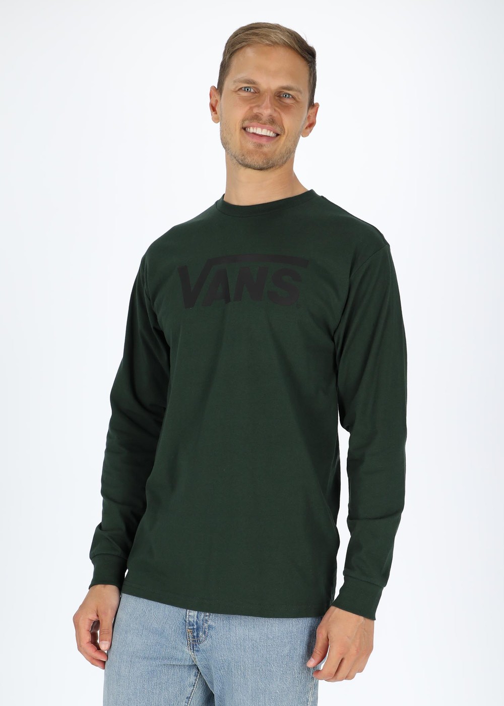 Classic Vans Ls-B, Forest/Black, Xl, T-Shirts | Herr - Kläder - T-shirts | Padelspecialisterna