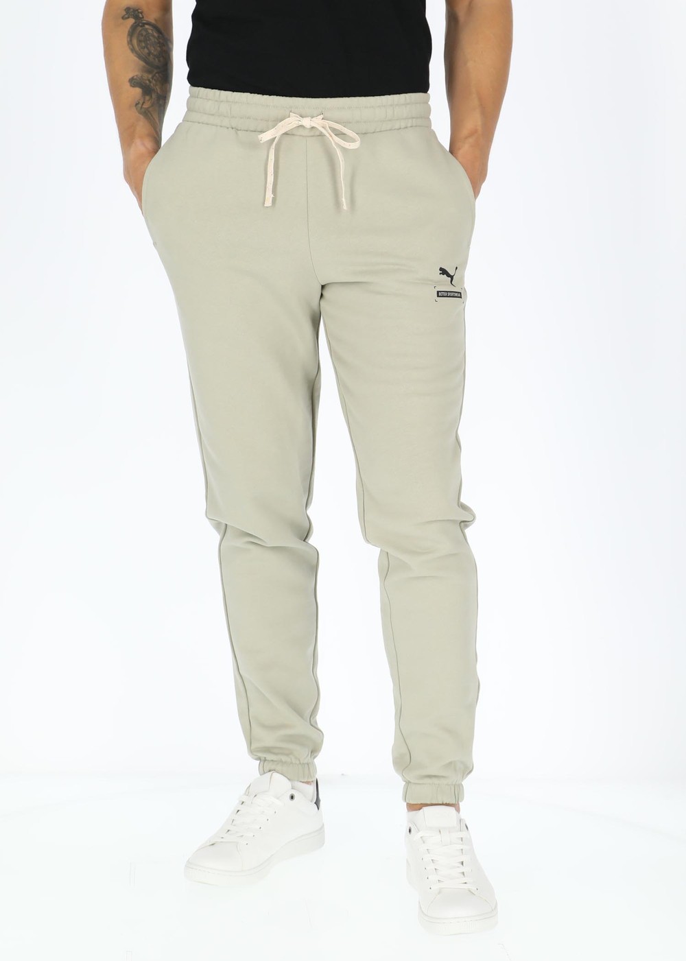 Better Pants Fl, Pebble Gray, S, Sweatpants | Herr - Aktivitet - Träningskläder - Sweatpants | Padelspecialisterna