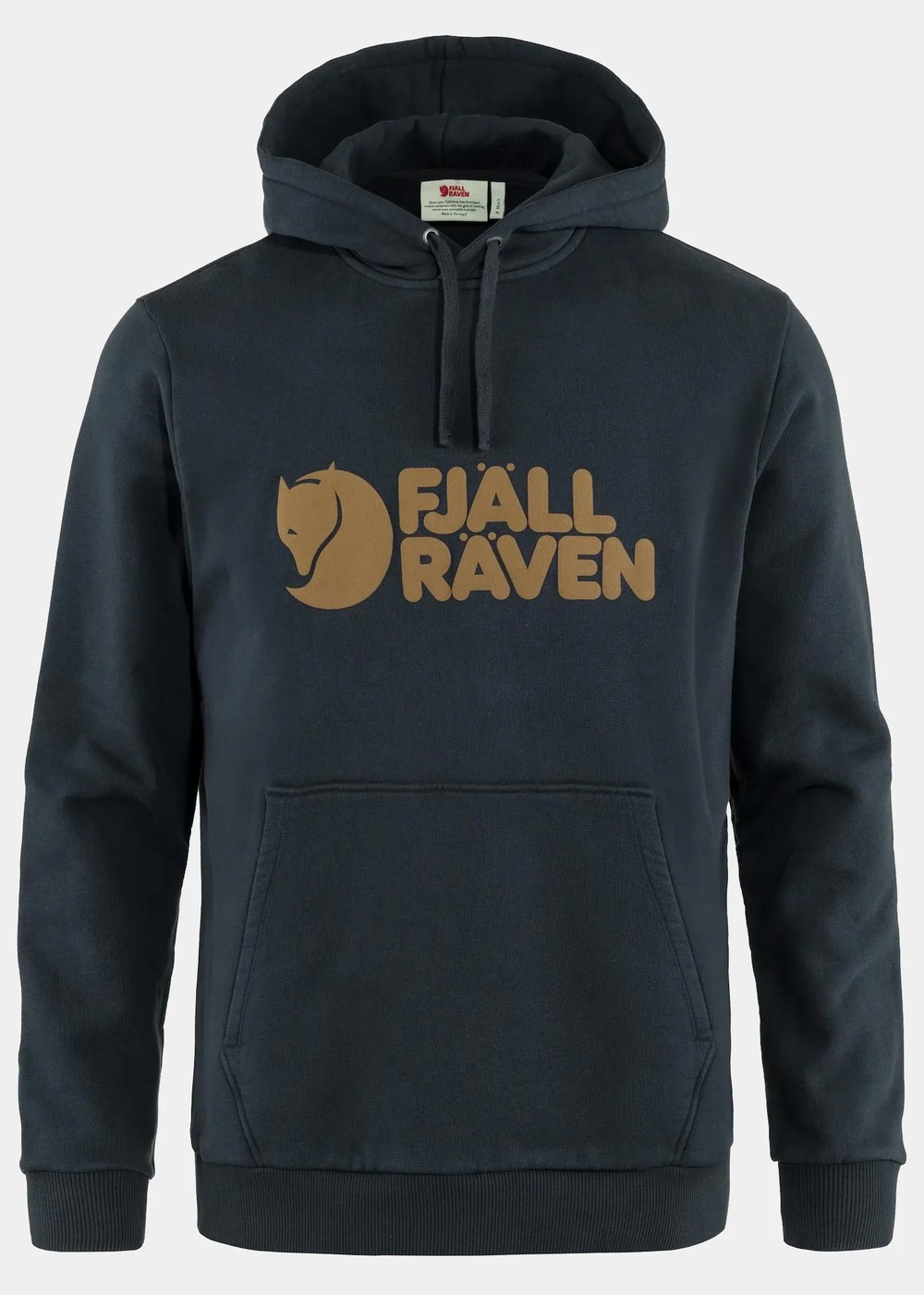 Fjällräven Logo Hoodie M, Dark Navy, S, Hoodies | Herr - Kläder - Tröjor - Hoodies | Padelspecialisterna