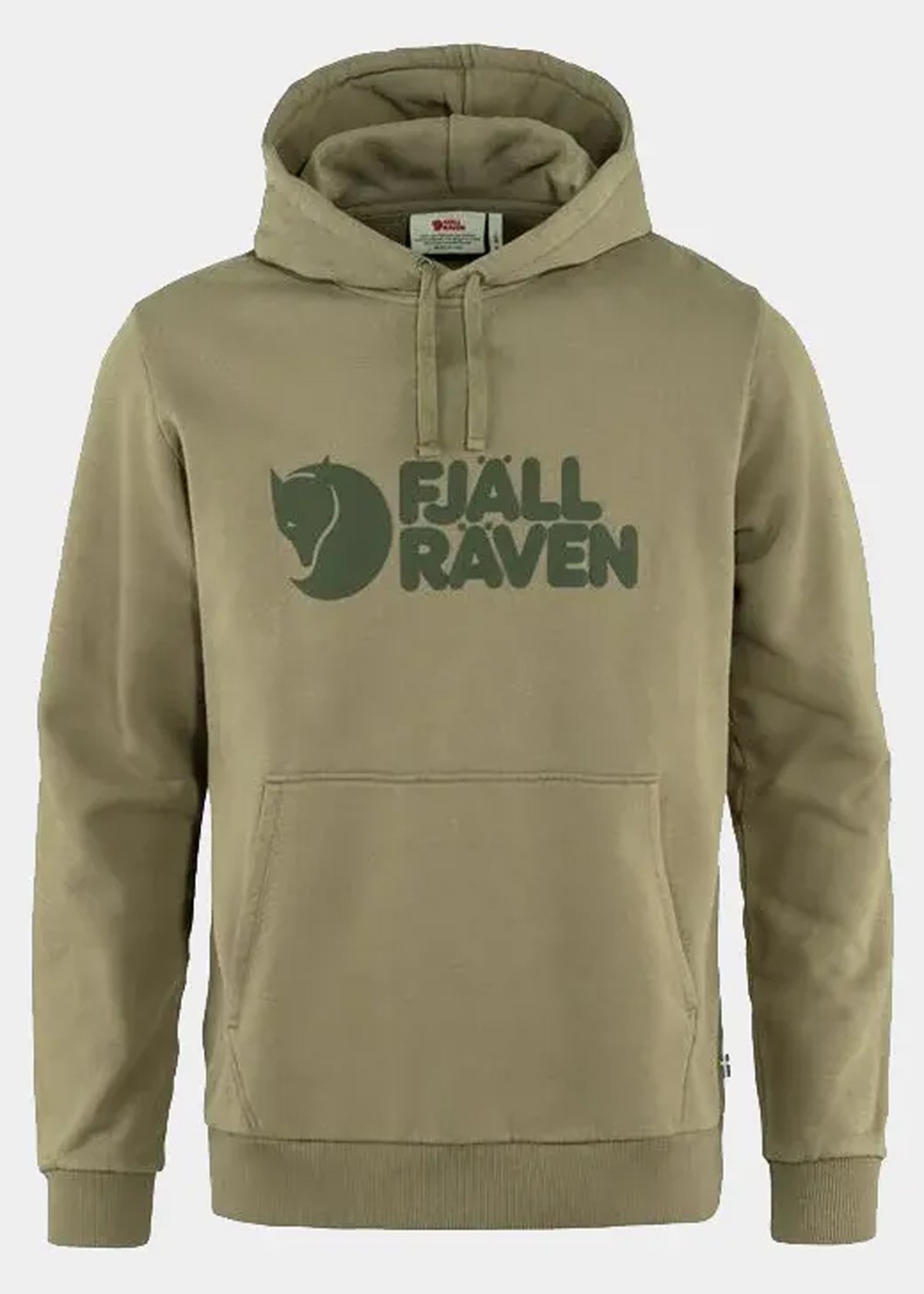 Fjällräven Logo Hoodie M, Light Olive, S, Hoodies | Herr - Kläder - Tröjor - Hoodies | Padelspecialisterna