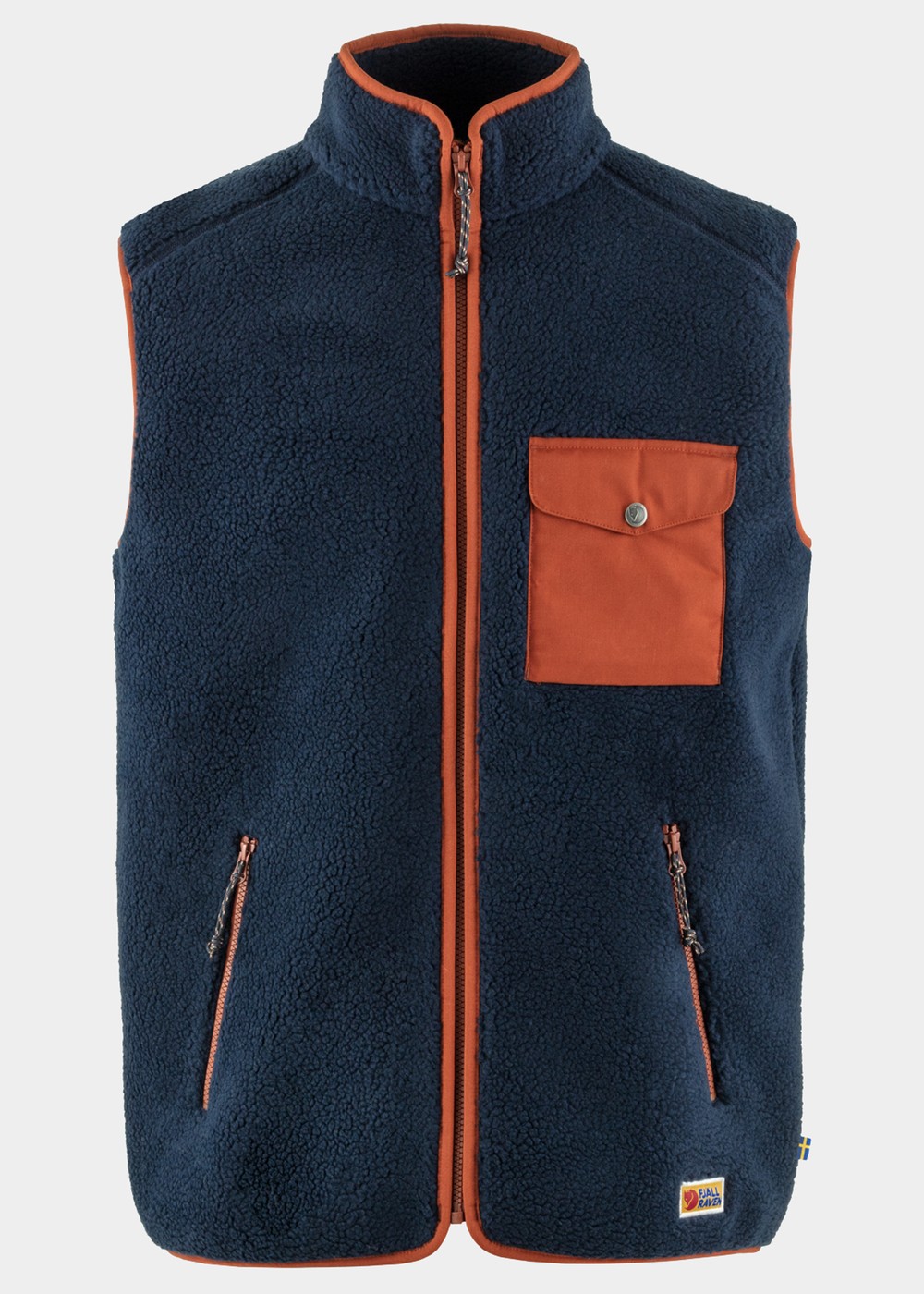 Vardag Pile Fleece Vest M, Navy-Autumn Leaf, Xs, VÀstar | Herr - KlÀder - Jackor - VÀstar | Padelspecialisterna