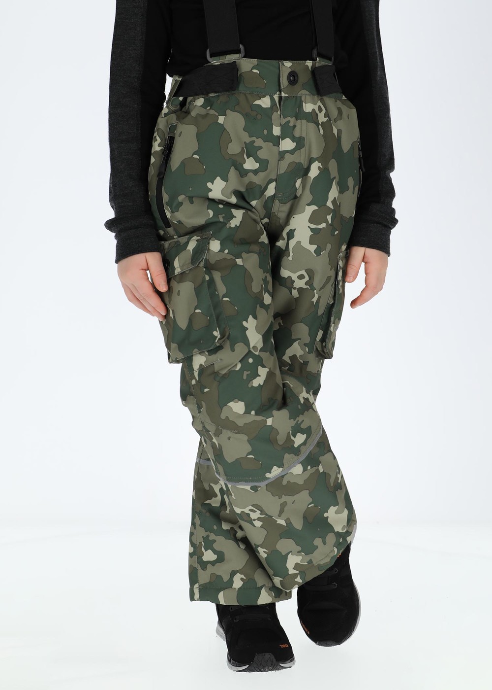 Branäs Pants Jr 2.0, Camouflage, 140, Överdragsbyxor | Junior - Kläder - Byxor - Överdragsbyxor | Padelspecialisterna