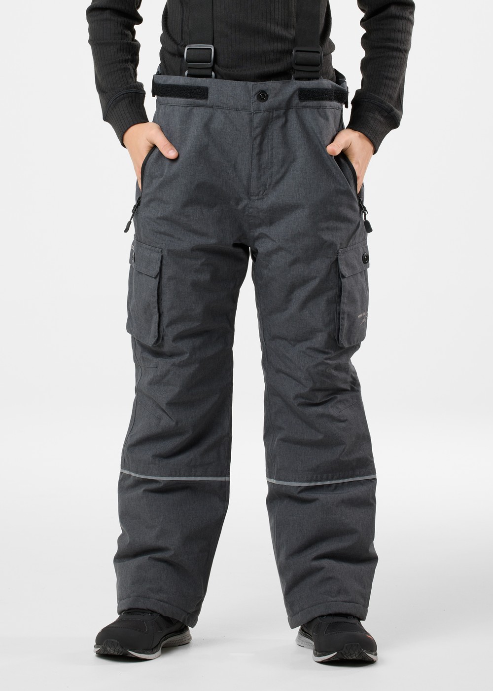 Branäs Pants Jr 2.0, Charcoal, 130, Överdragsbyxor | Junior - Kläder - Byxor - Överdragsbyxor | Padelspecialisterna