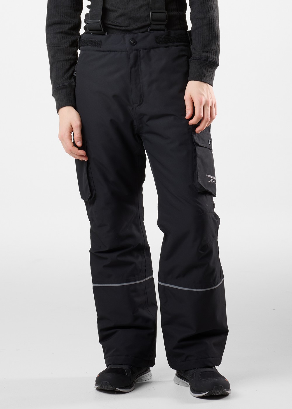 Branäs Pants Jr 2.0, Black, 160, Överdragsbyxor | Junior - Kläder - Byxor - Överdragsbyxor | Padelspecialisterna
