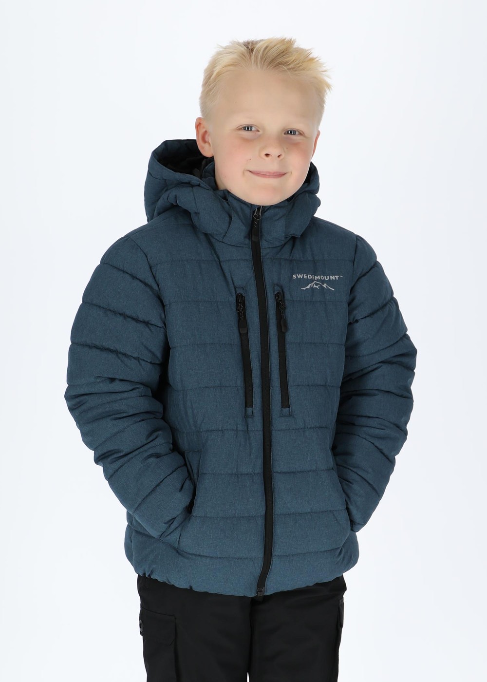 Branäs Jacket Jr 2.0, Denim Blue Melange, 120, Skidjackor | Junior - Kläder - Jackor - Skidjackor | Padelspecialisterna