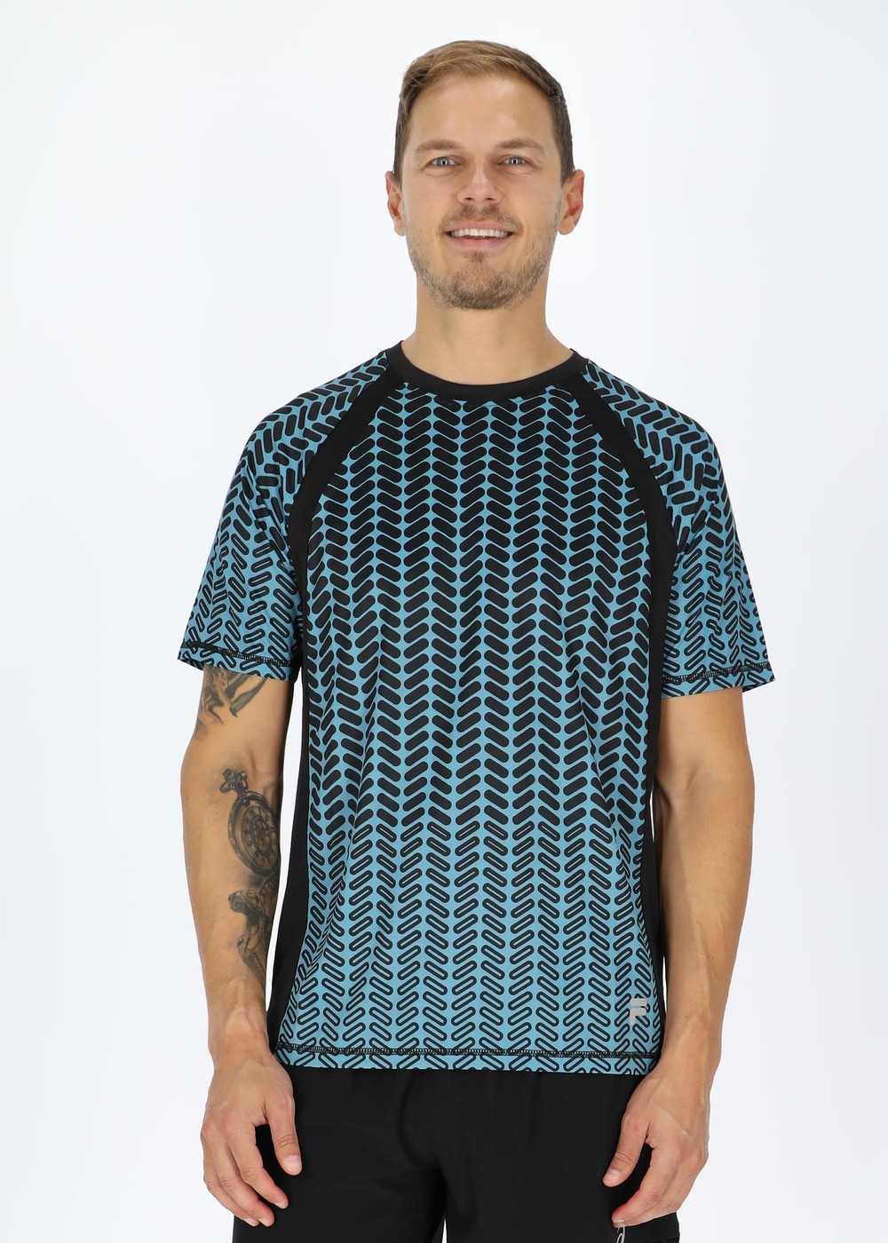 Radville Raglan Tee, Adriatic Blue Fade Aop, Xs, Löparkläder | Sport & aktivitet - Sporter - Löpning - Löparkläder | Padelspecialisterna