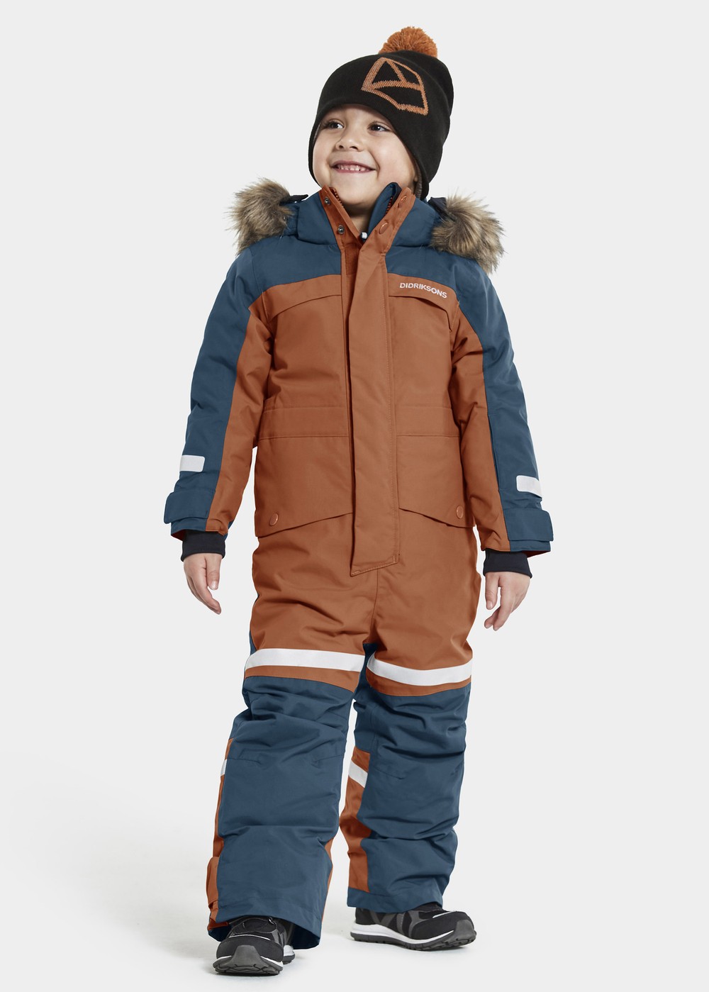 Bjärven Kds Cover, Acorn Brown, 80, Vinteroveraller | Junior - Kläder - Overaller - Vinteroveraller | Padelspecialisterna