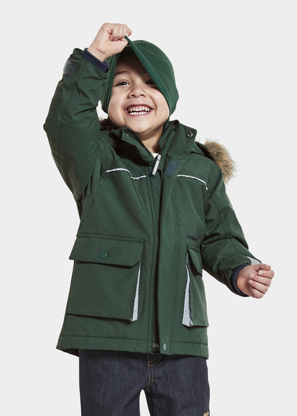 Kure Kids Parka 5, Evening Green, 90, Vårjackor | Mode - Jackor - Vårjackor | Padelspecialisterna