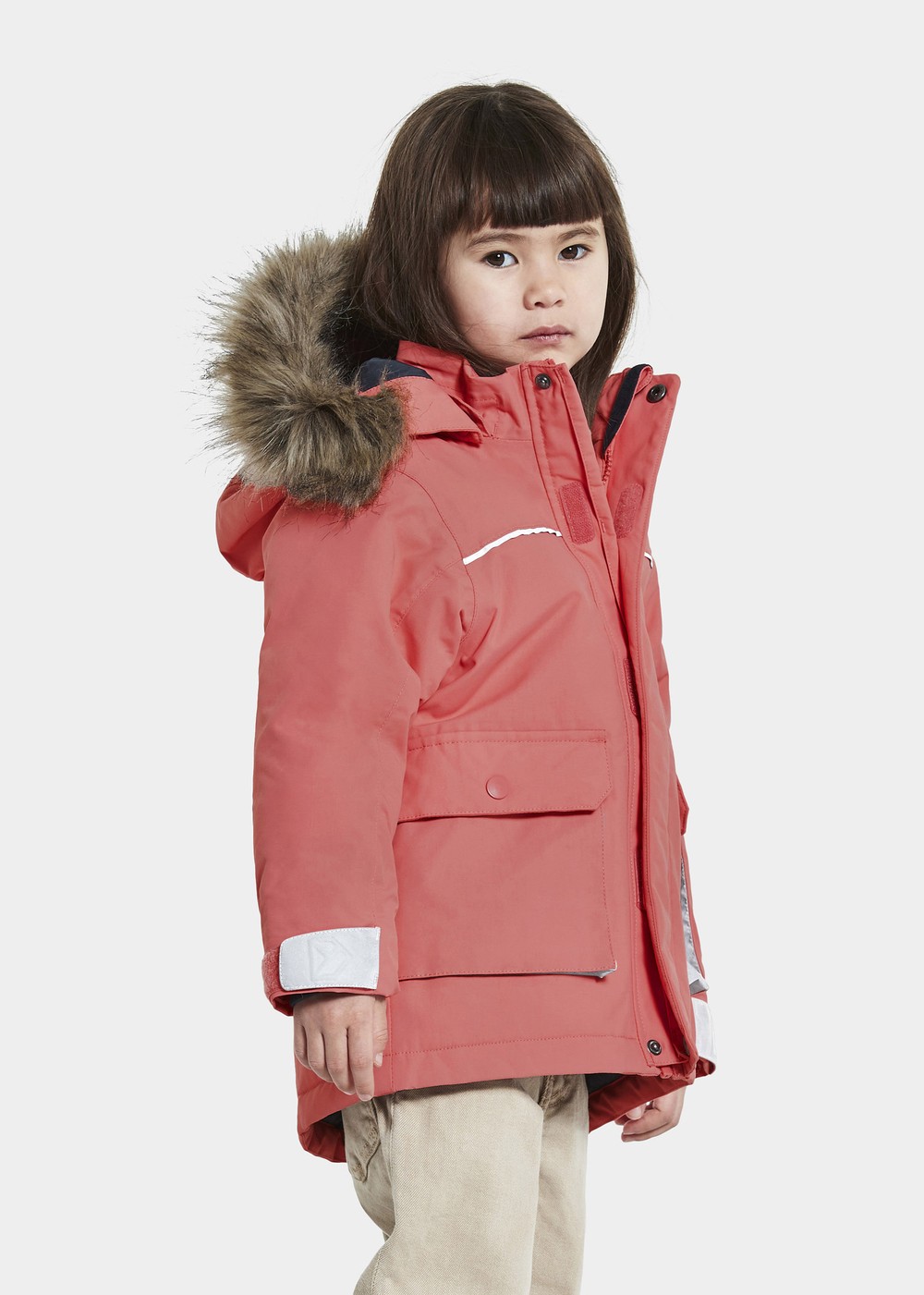 Kure Kids Parka 5, Peach Rose, 110, Vårjackor | Mode - Jackor - Vårjackor | Padelspecialisterna