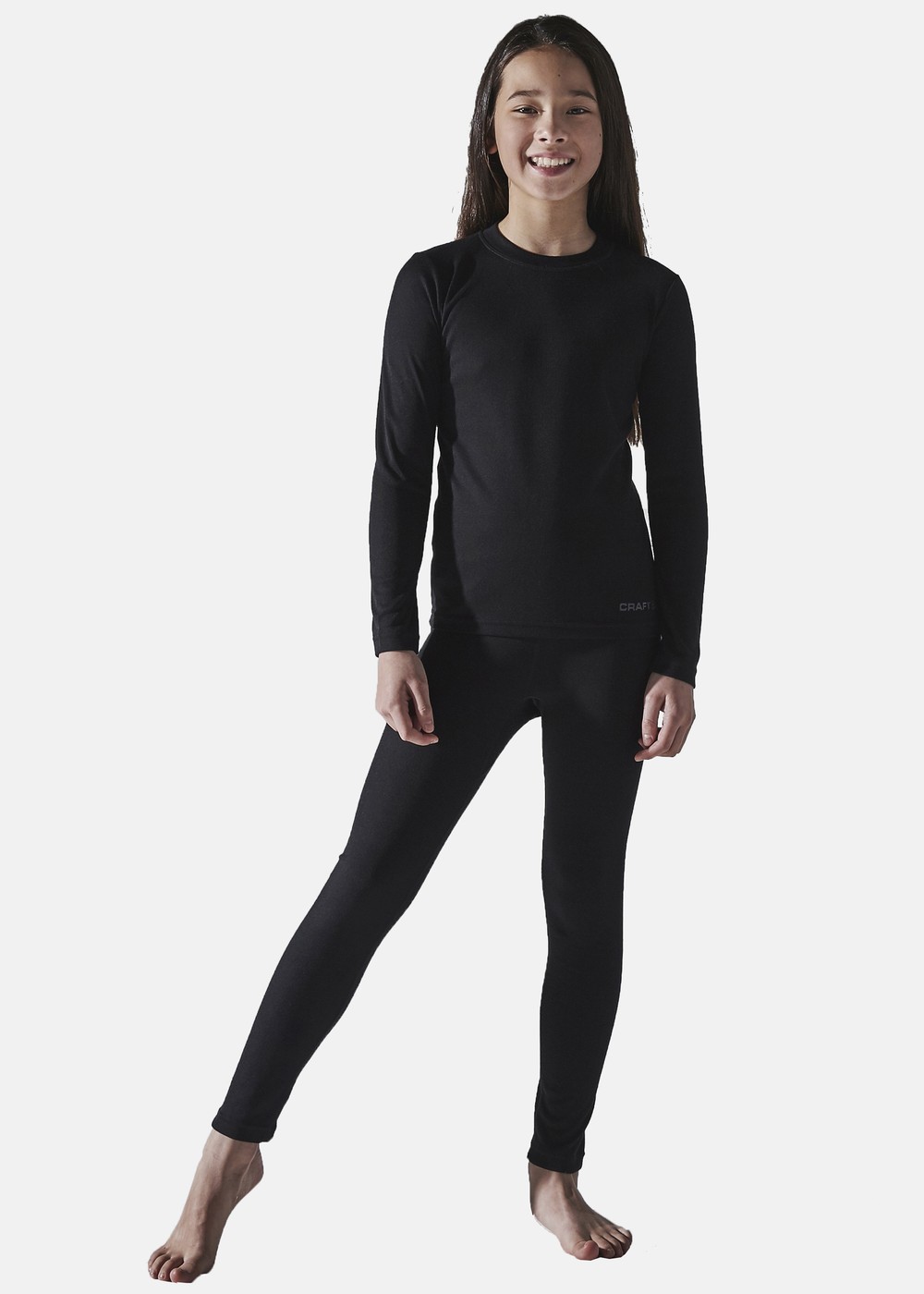 Core Warm Baselayer Set Jr, Black, 134/140, UnderstÀllsbyxor | Junior - KlÀder - UnderstÀll - UnderstÀllsbyxor | Padelspecialisterna