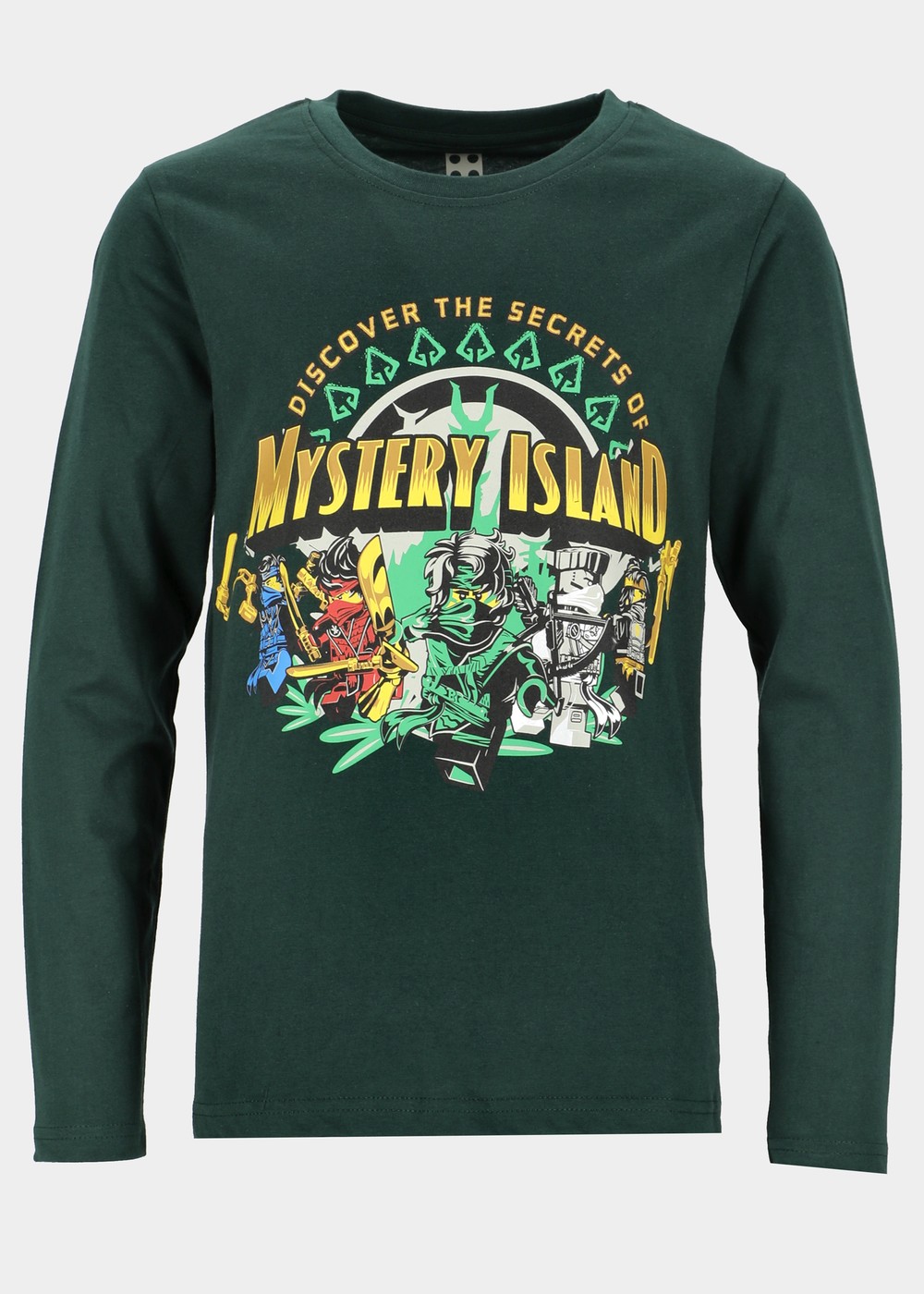 M12010592 - T-Shirt Ls, Dark Green, 110, T-Shirts | Junior - Kläder - T-shirts | Padelspecialisterna
