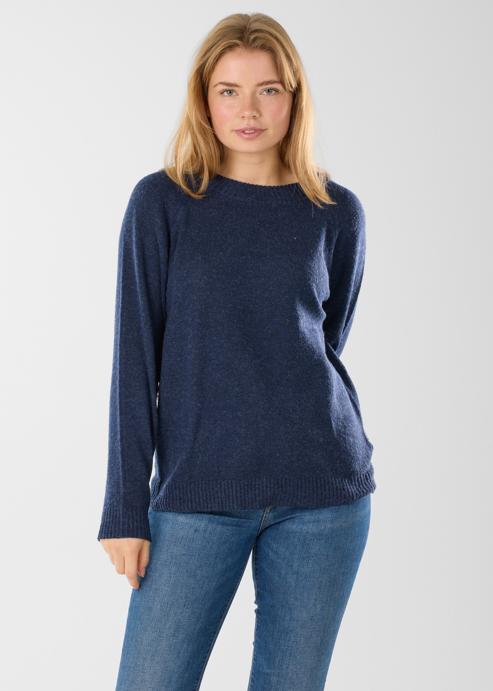 Maine Pullover W, Navy, 42, Stickat | Dam - Kläder - Tröjor - Stickat | Padelspecialisterna
