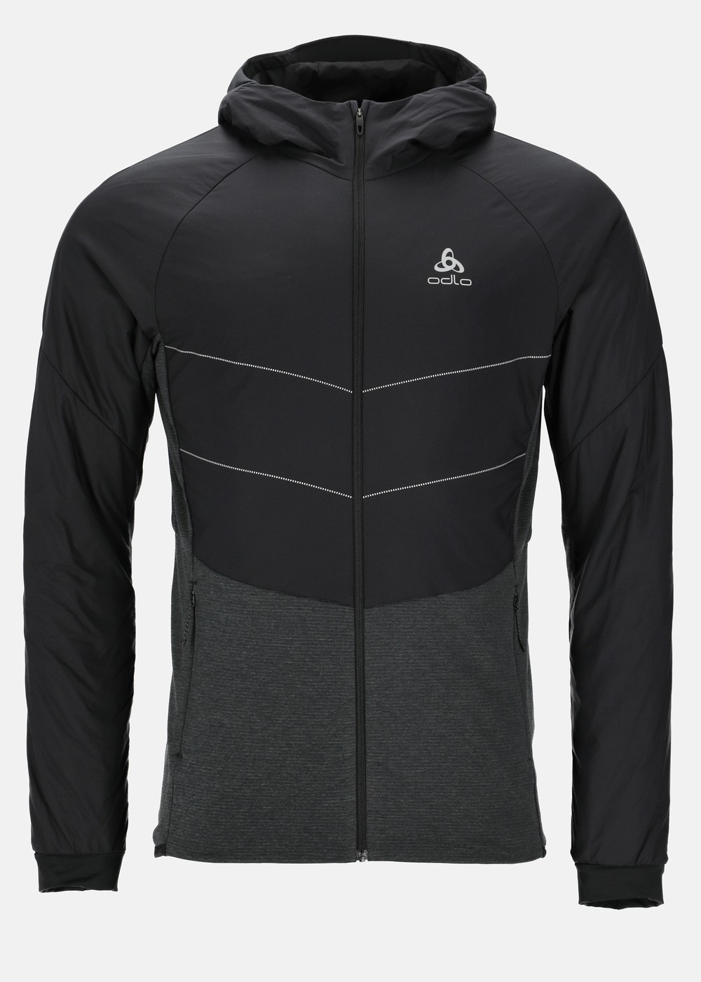Odlo M Jacket Run Easy S-Therm, Black, S, Längdskidkläder | Sport & aktivitet - Sporter - Längdskidåkning - Längdskidkläder | Padelspecialisterna