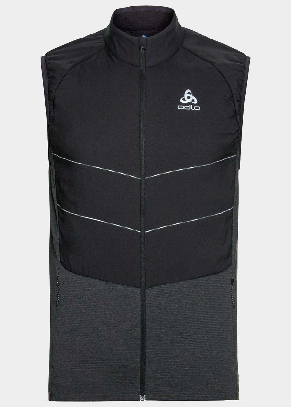 Odlo M Vest Run Easy S-Thermic, Black, S, Jackor | Herr - Aktivitet - Outdoorkläder - Jackor | Padelspecialisterna