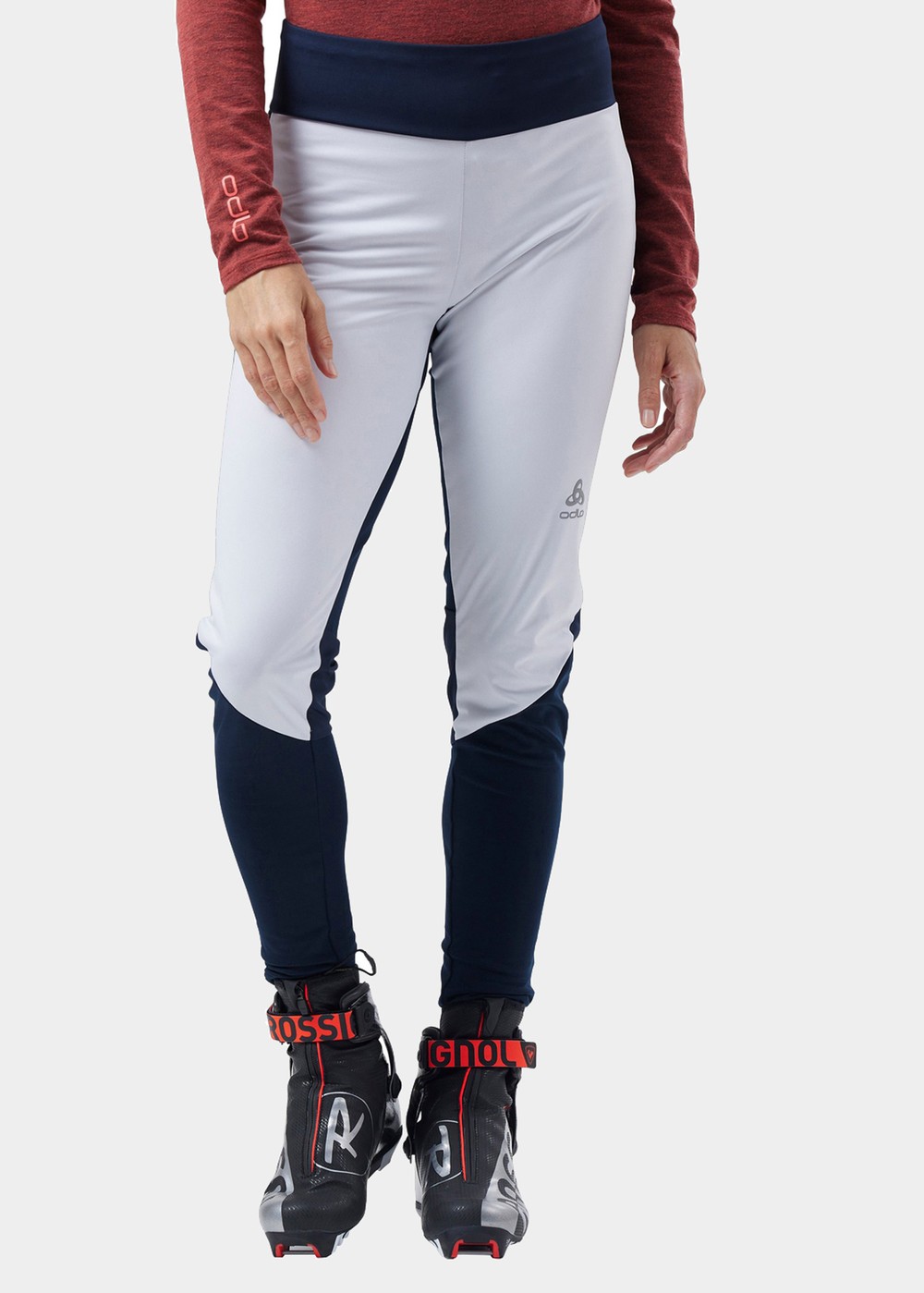 Odlo W Pants Langnes, Dark Sapphire - White, Xl, Längdskidkläder | Sport & aktivitet - Sporter - Längdskidåkning - Längdskidkläder | Padelspecialisterna